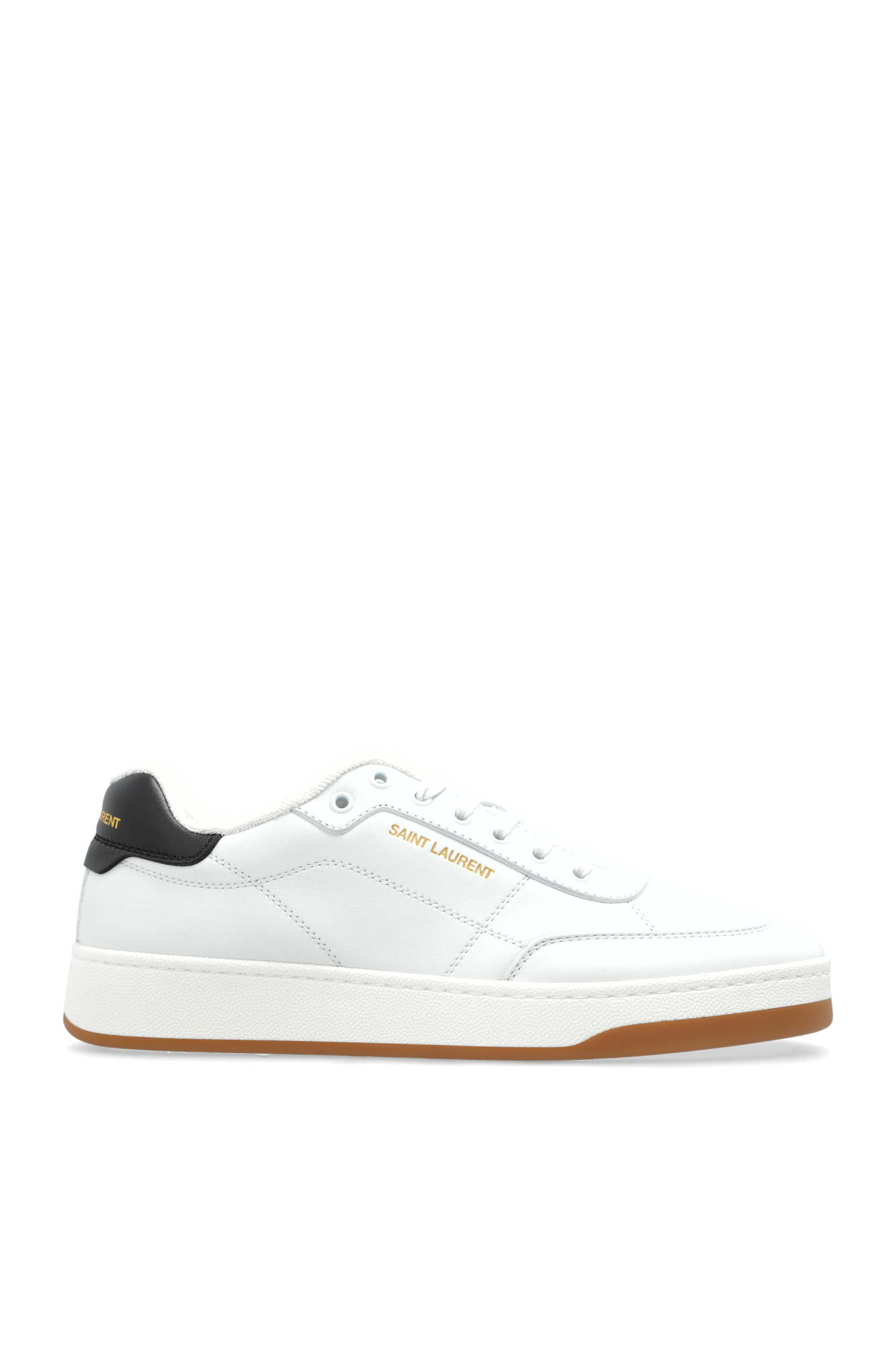 Saint Laurent Buty Sportowe Z Logo, Mężczyźni, Biały