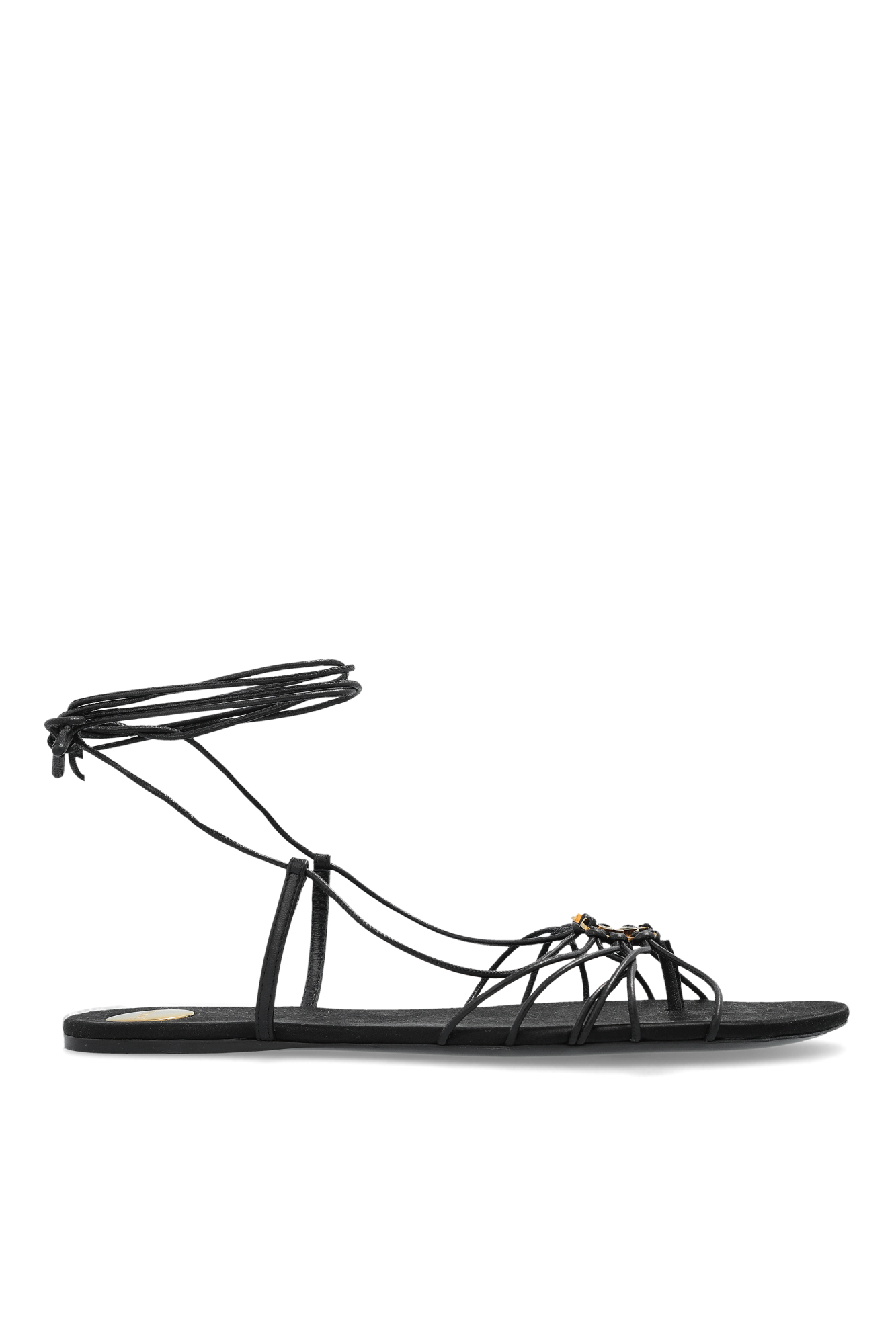 Saint Laurent Sandały `Babylone`, Kobiety, Czarny