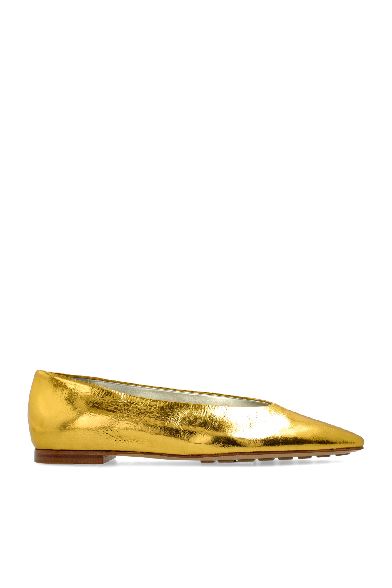 Bottega Veneta Baleriny `Sofia`, Kobiety, Złoty