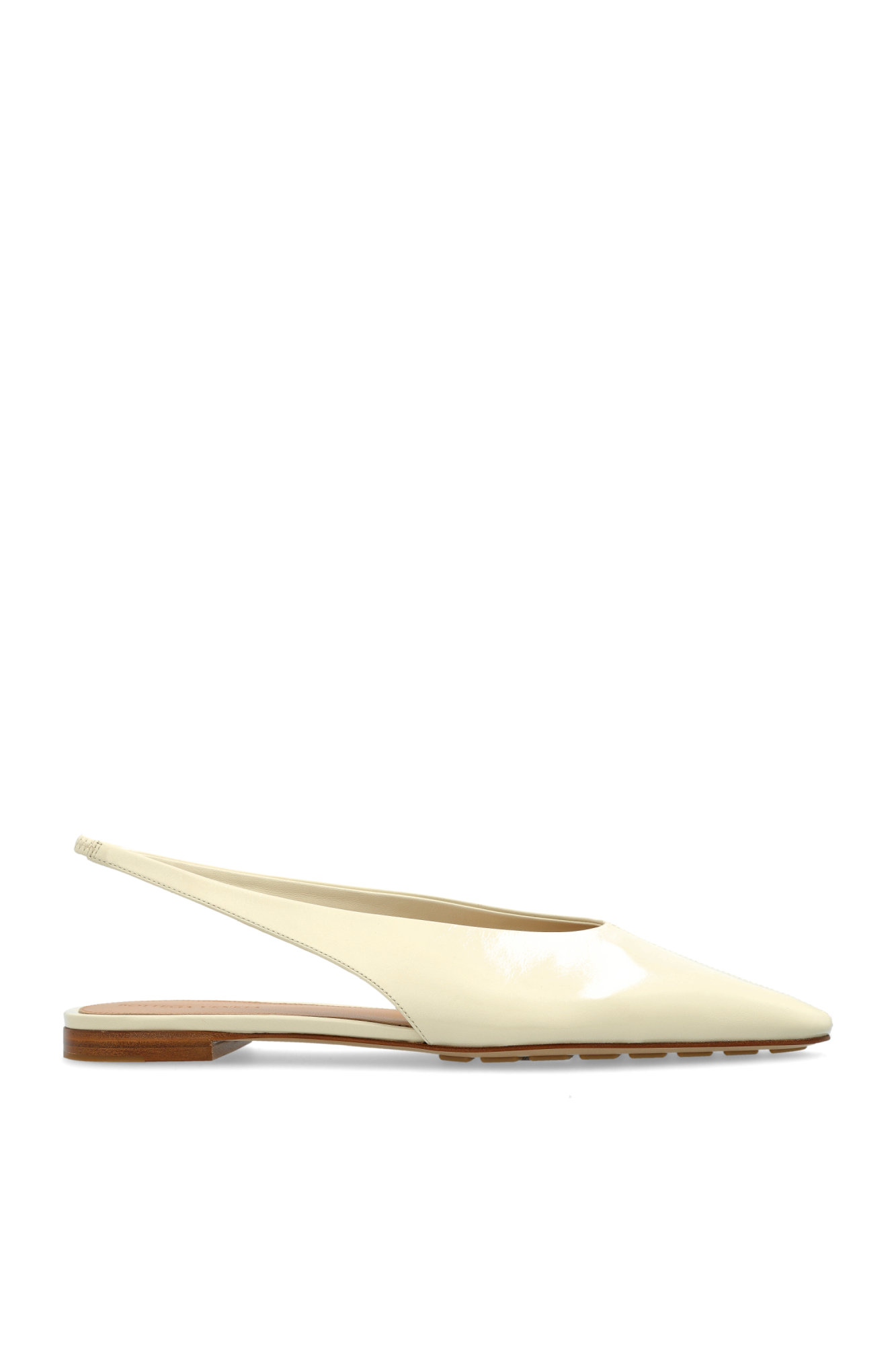 Bottega Veneta Buty `Sofia` Z Odkrytą Piętą, Kobiety, Kremowy