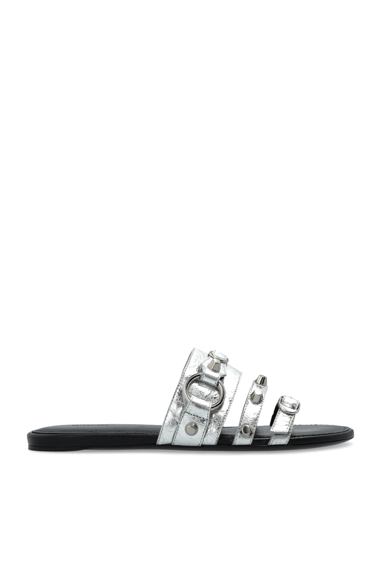Balenciaga Klapki `City`, Kobiety, Srebrny