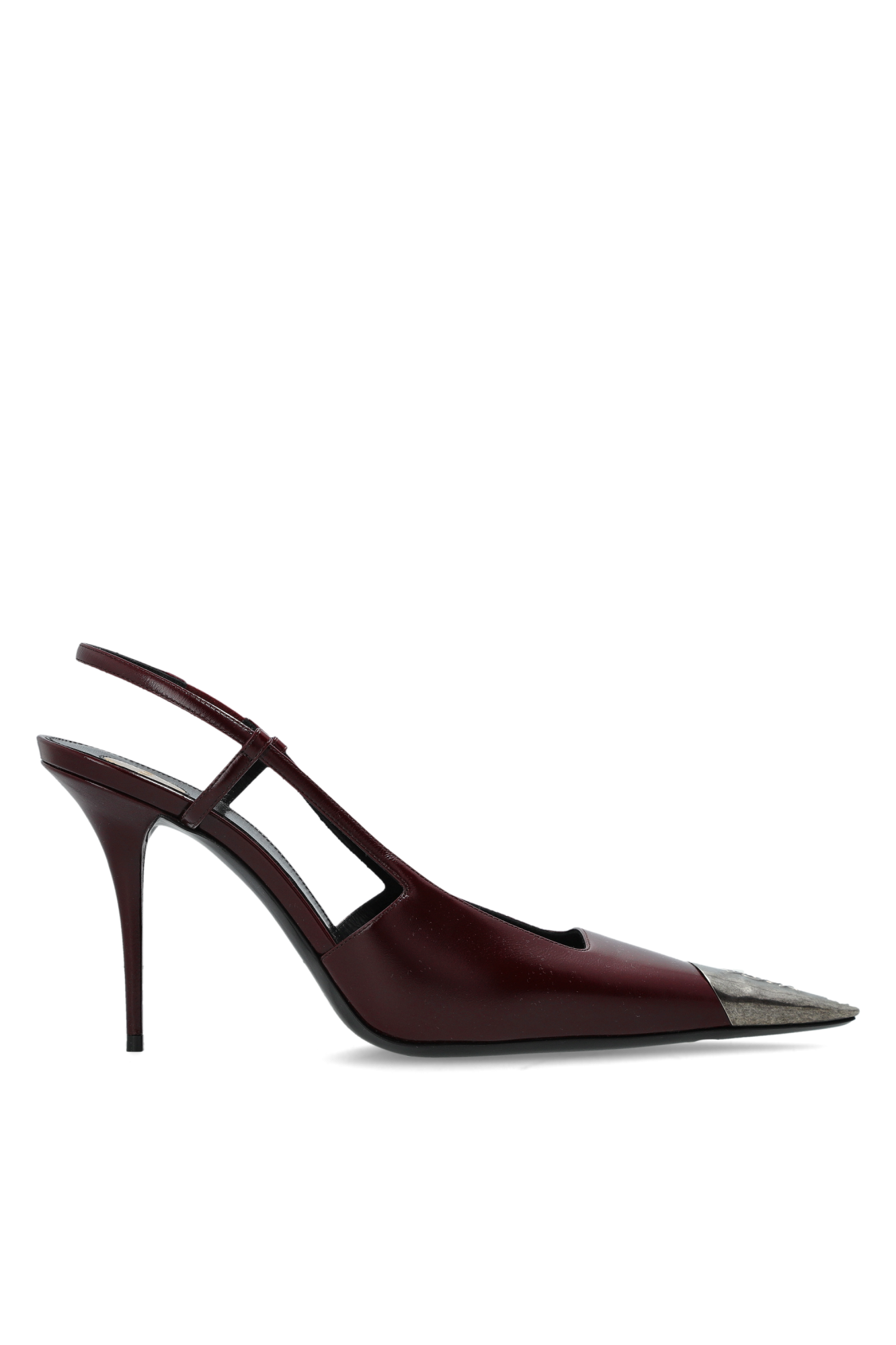 Saint Laurent Buty Na Obcasie ‘Jeanne’, Kobiety, Bordo