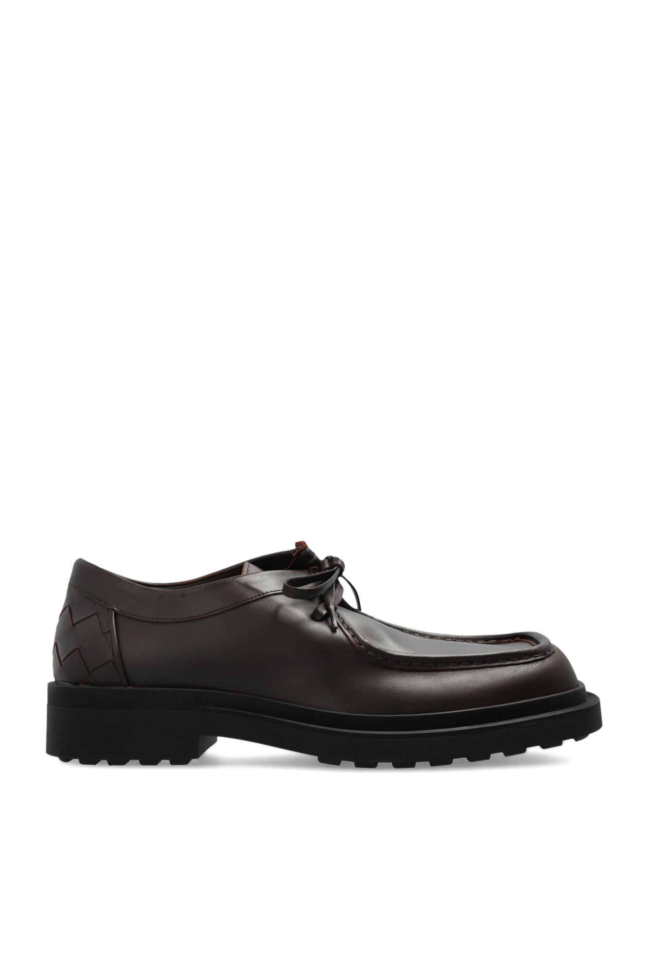 Bottega Veneta Skórzane Buty `Ben`, Mężczyźni, Brązowy