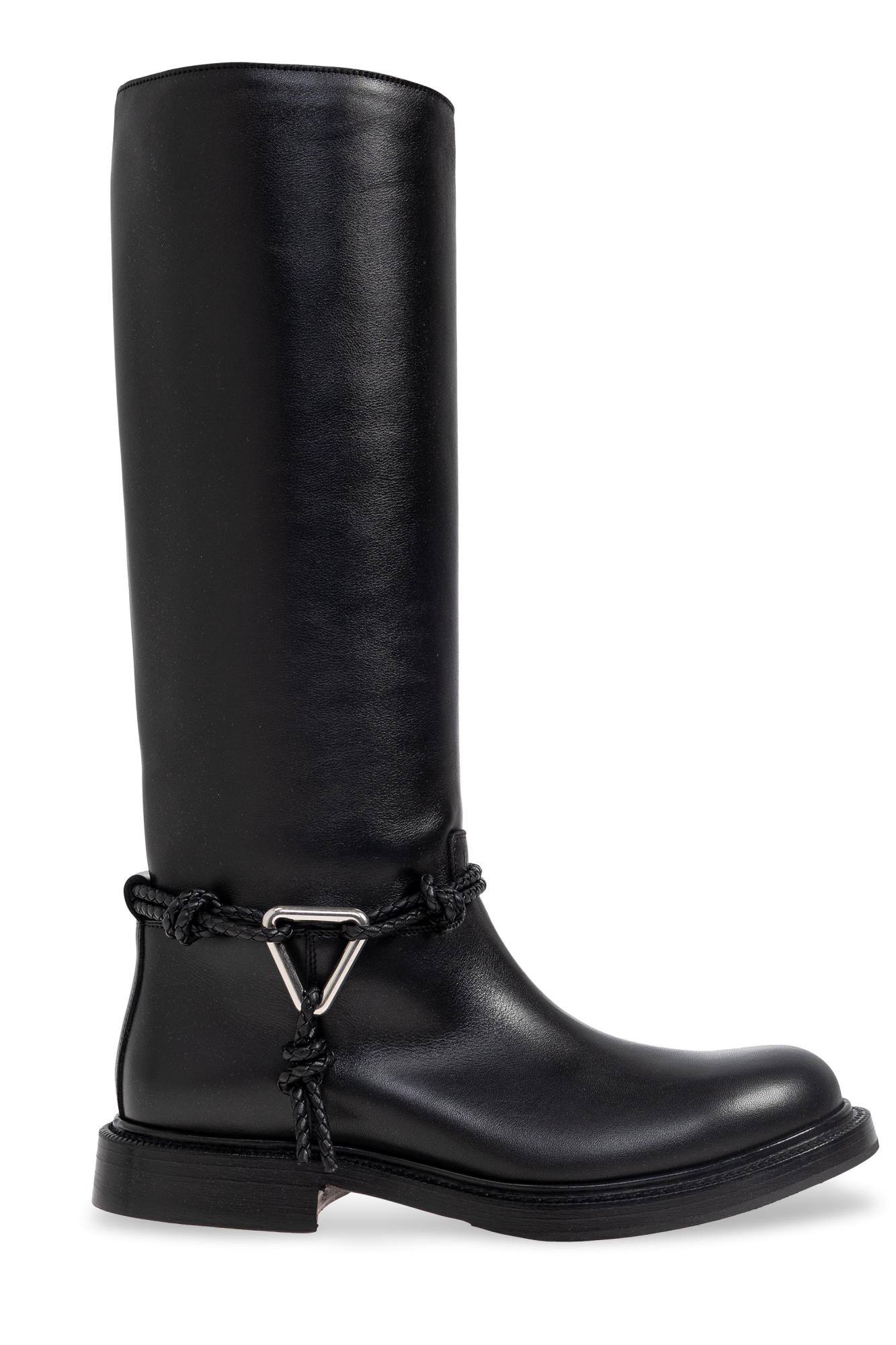 Bottega Veneta Skórzane Kozaki ‘James’, Kobiety, Czarny
