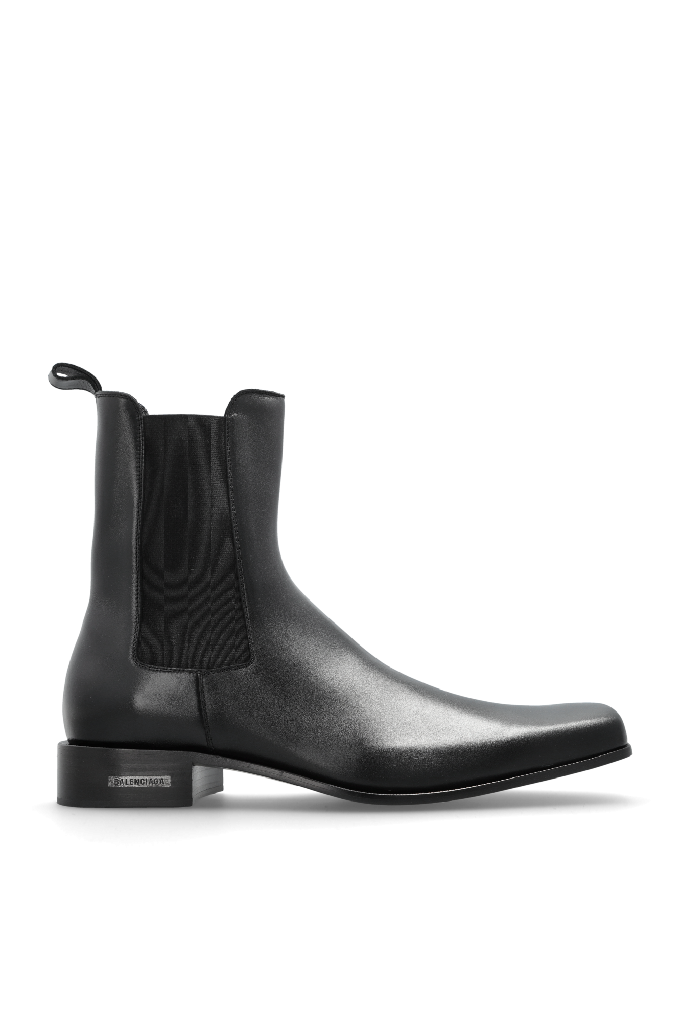 Balenciaga Skórzane Buty `Chelsea`, Mężczyźni, Czarny