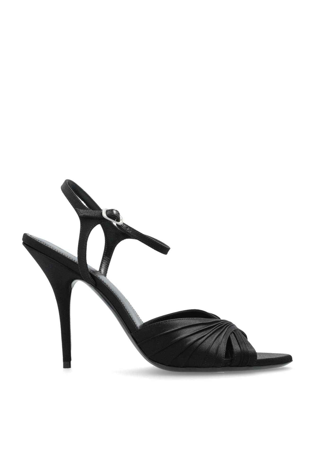 Balenciaga Sandały Na Obcasie `Dynastie`, Kobiety, Czarny