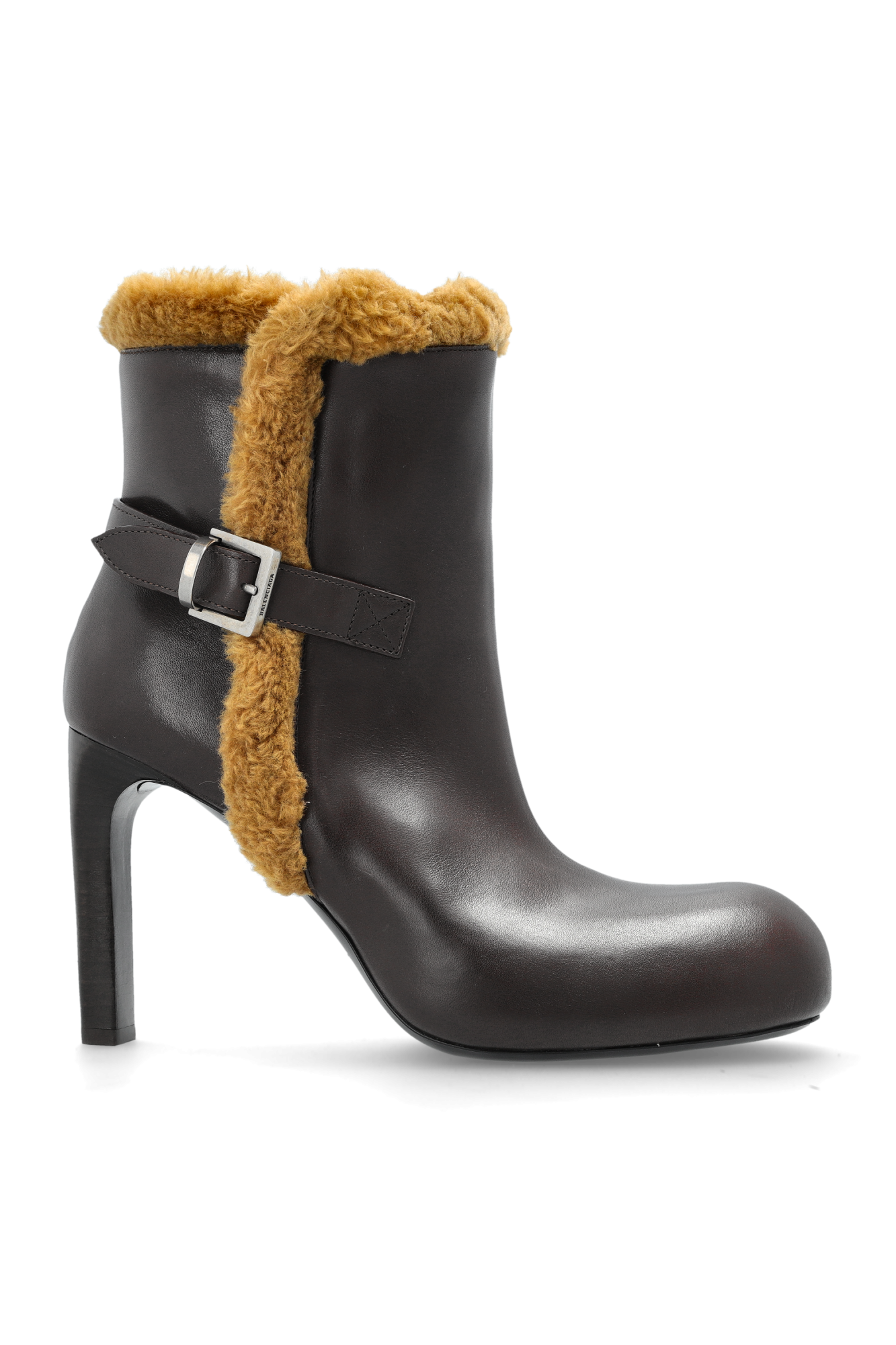 Balenciaga Botki Na Obcasie ‘Fargo Bootie H100’, Kobiety, Brązowy