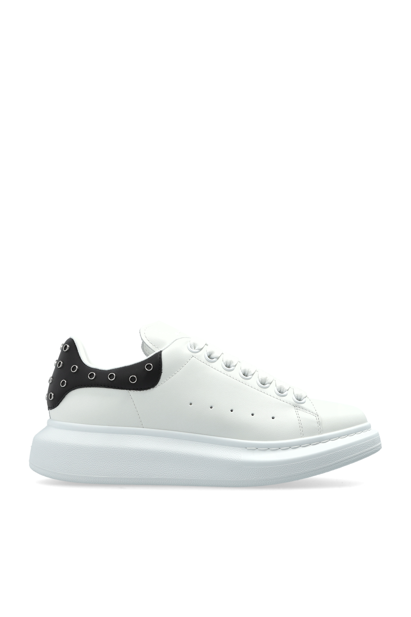 Alexander McQueen Skórzane Buty Sportowe, Kobiety, Biały