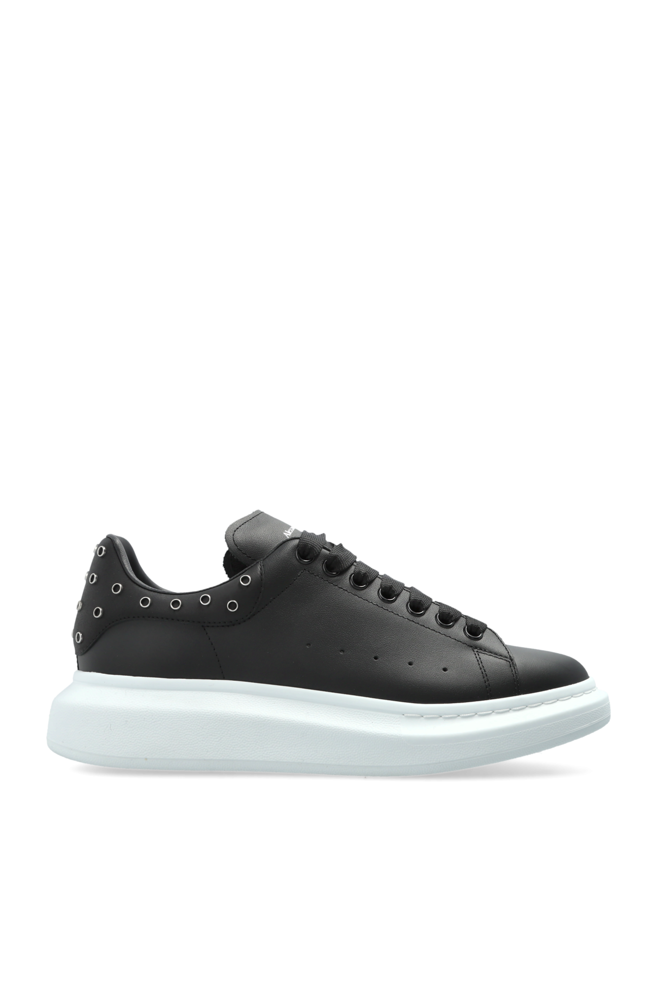 Alexander McQueen Skórzane Buty Sportowe, Mężczyźni, Czarny