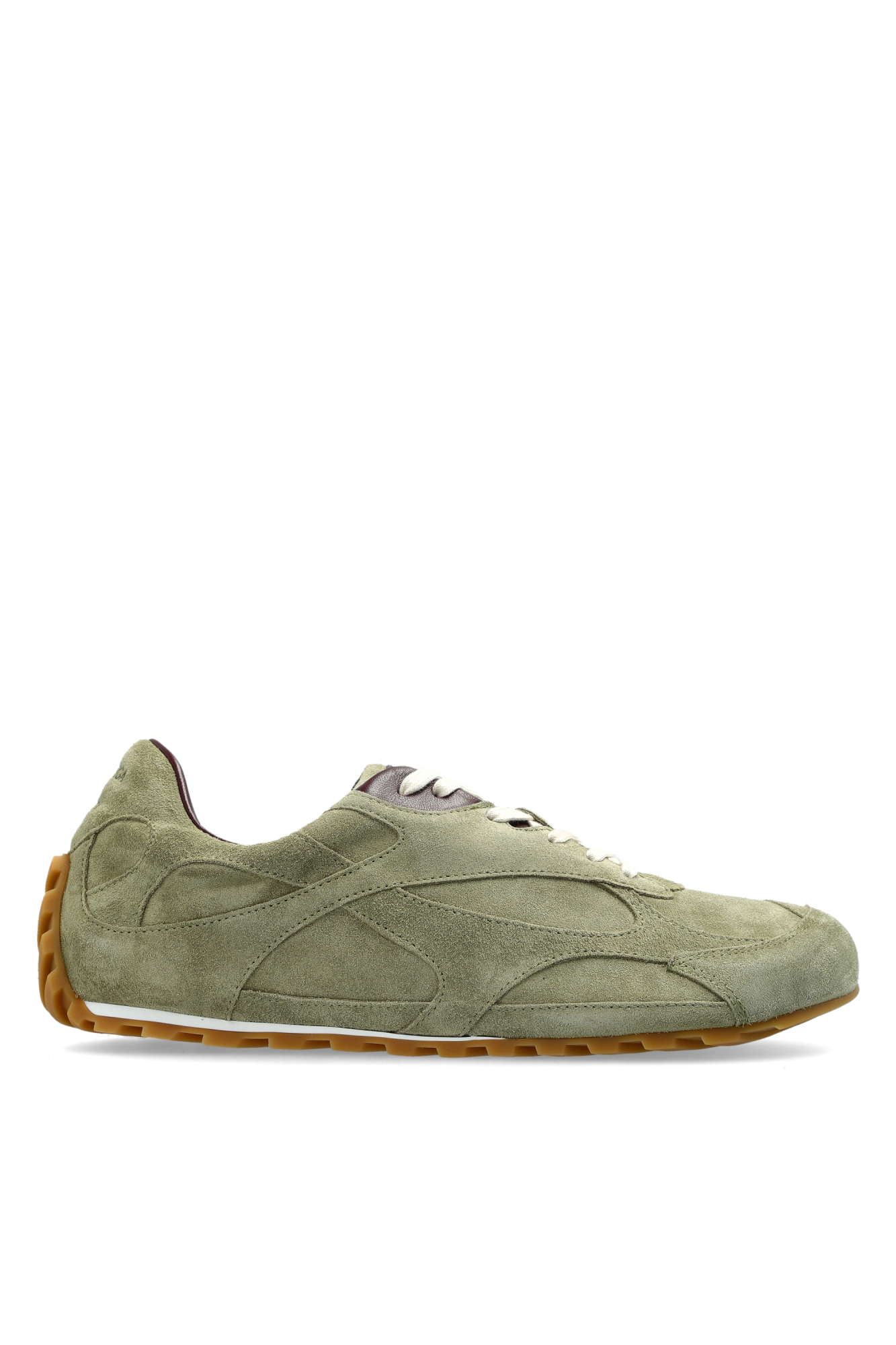 Bottega Veneta Zamszowe Buty Sportowe `Orbit Flash`, Mężczyźni, Zielony