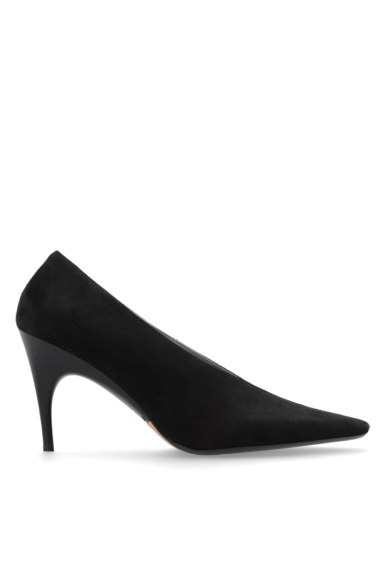 Balenciaga Zamszowe Buty Na Obcasie `Duchesse`, Kobiety, Czarny
