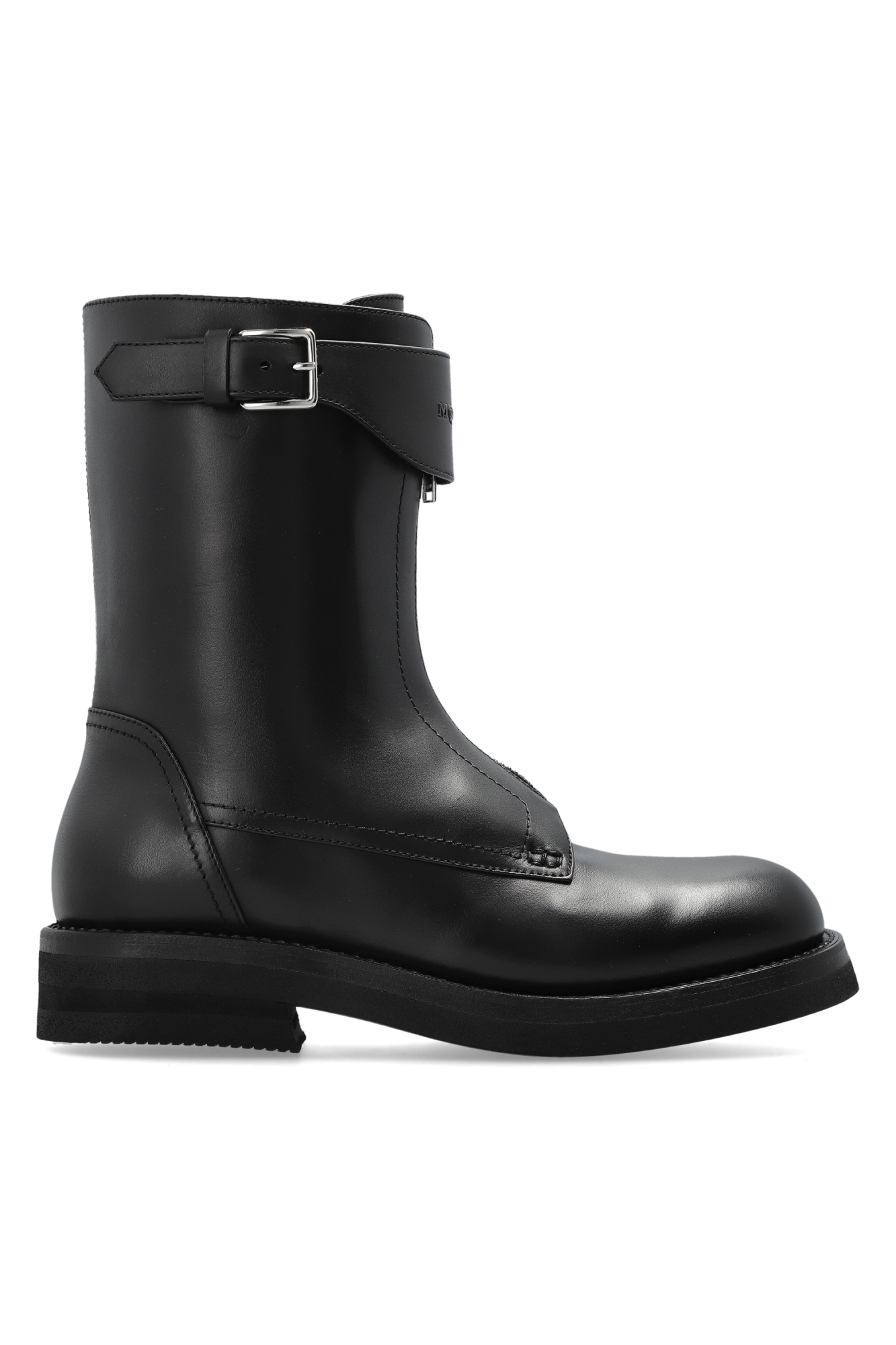 Alexander McQueen Botki ‘Biker’, Kobiety, Czarny