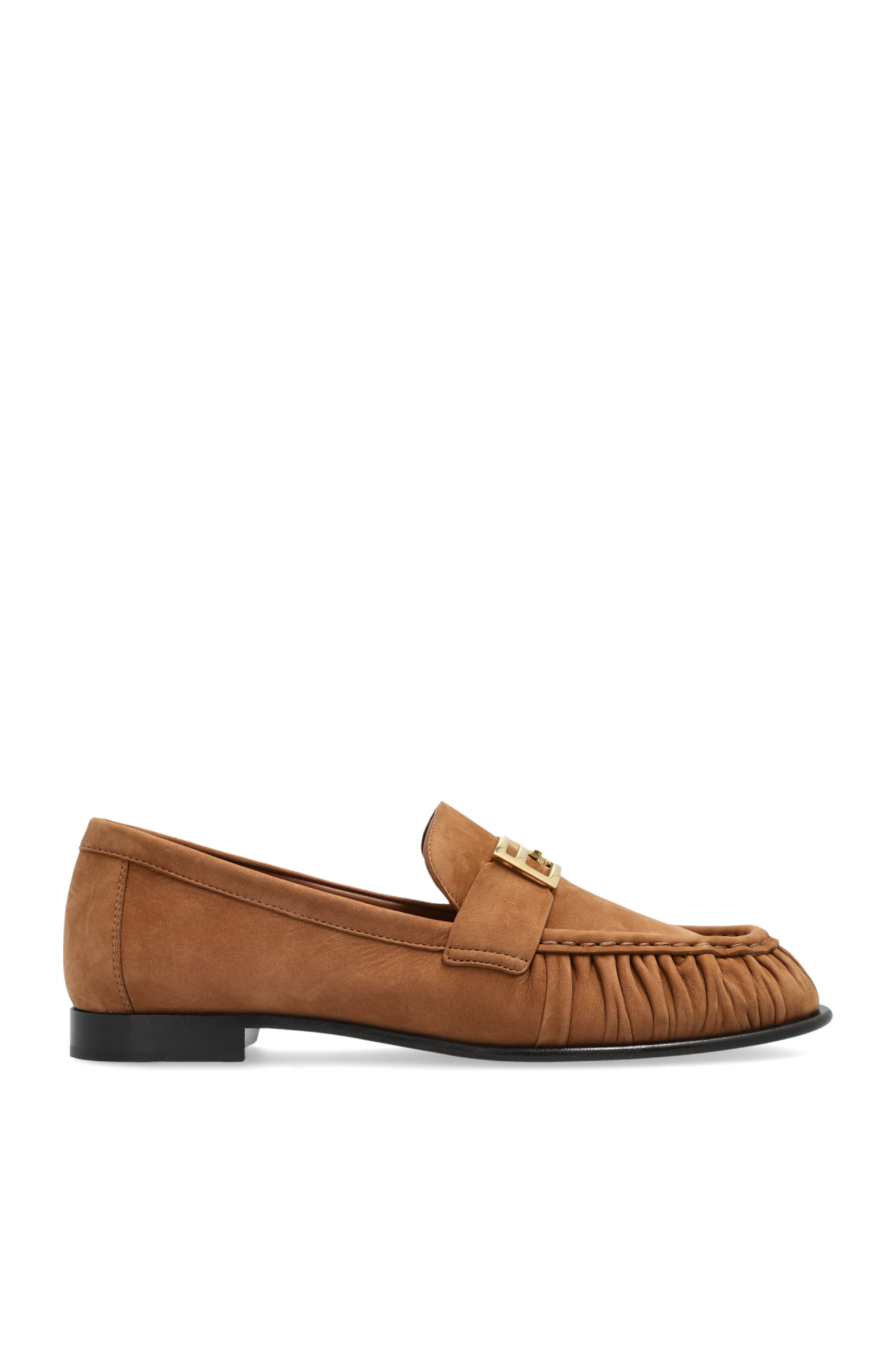 Fendi Skórzane Buty Typu ‘Loafer’, Kobiety, Brązowy