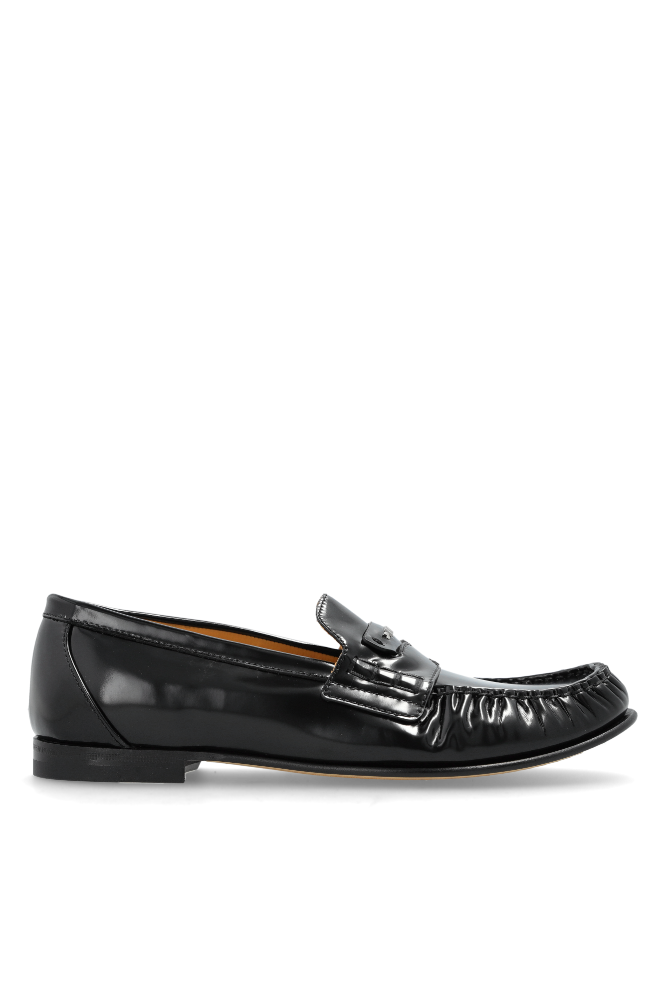 Fendi Skórzane Buty Typu ‘loafes’, Kobiety, Czarny