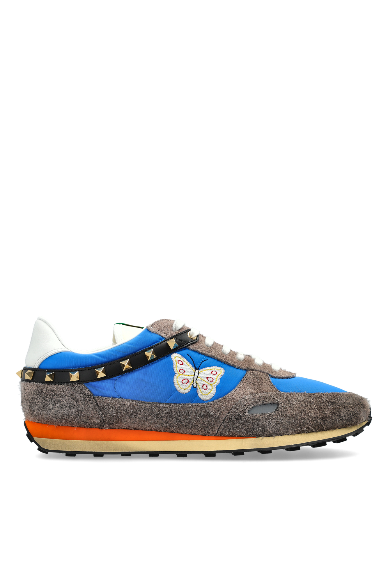 Valentino Garavani Buty Sportowe Z Efektem `vintage`, Mężczyźni, Multikolor