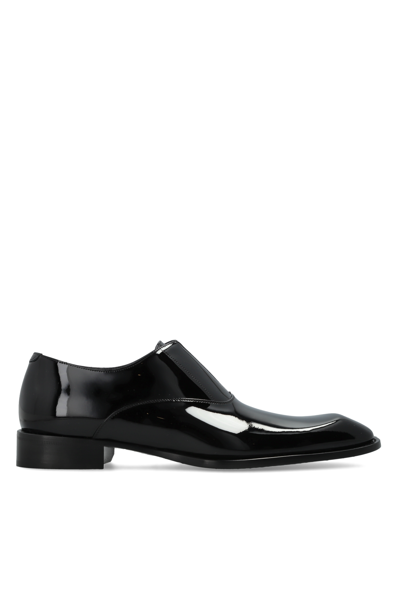 Saint Laurent Skórzane Buty ‘Milton’, Mężczyźni, Czarny