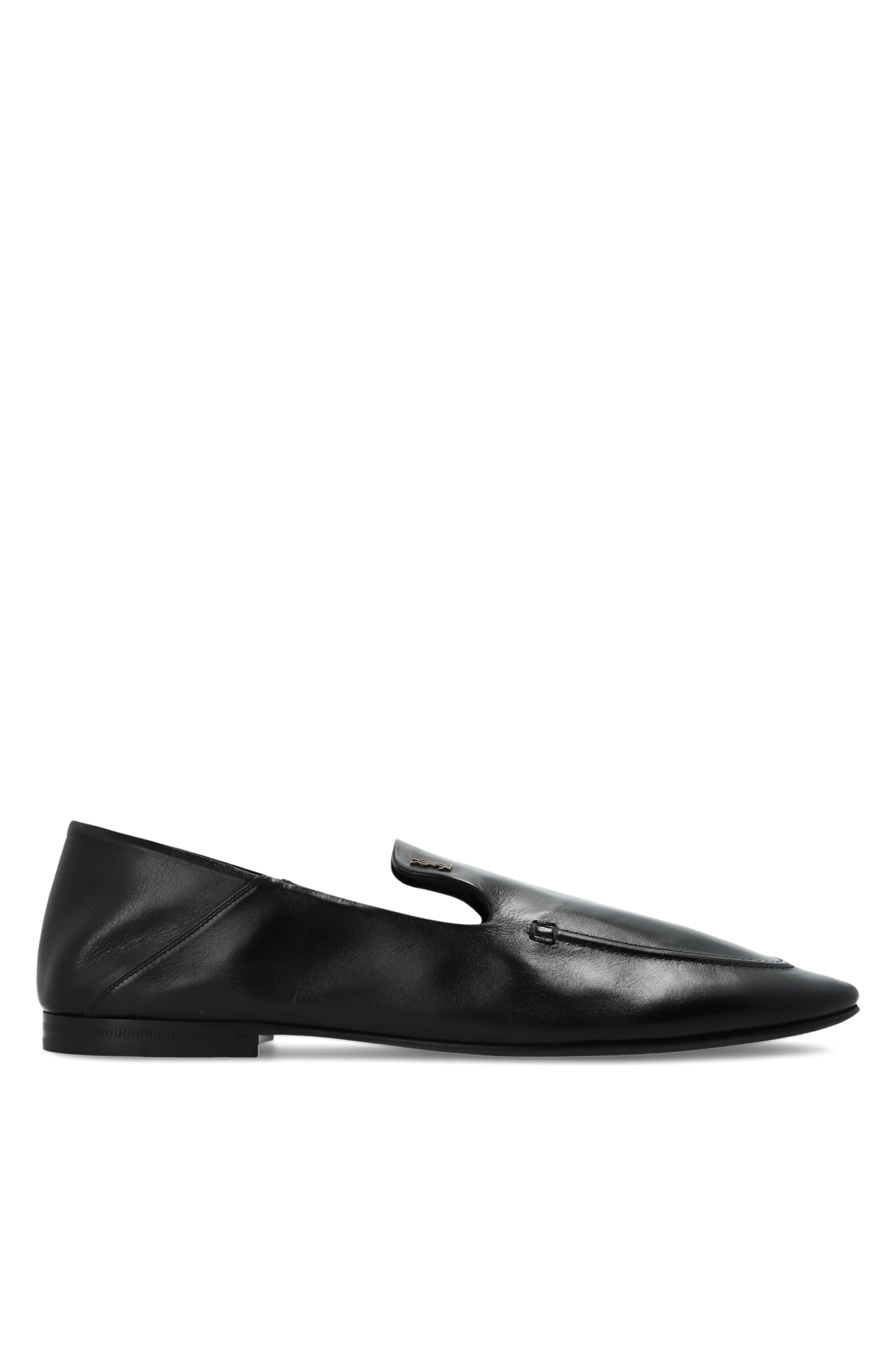 Saint Laurent Skórzane Buty ‘Alain’, Mężczyźni, Czarny