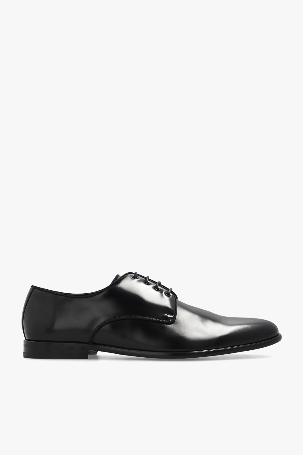 Dolce & Gabbana Skórzane Buty Typu ‘derby’, Mężczyźni, Czarny