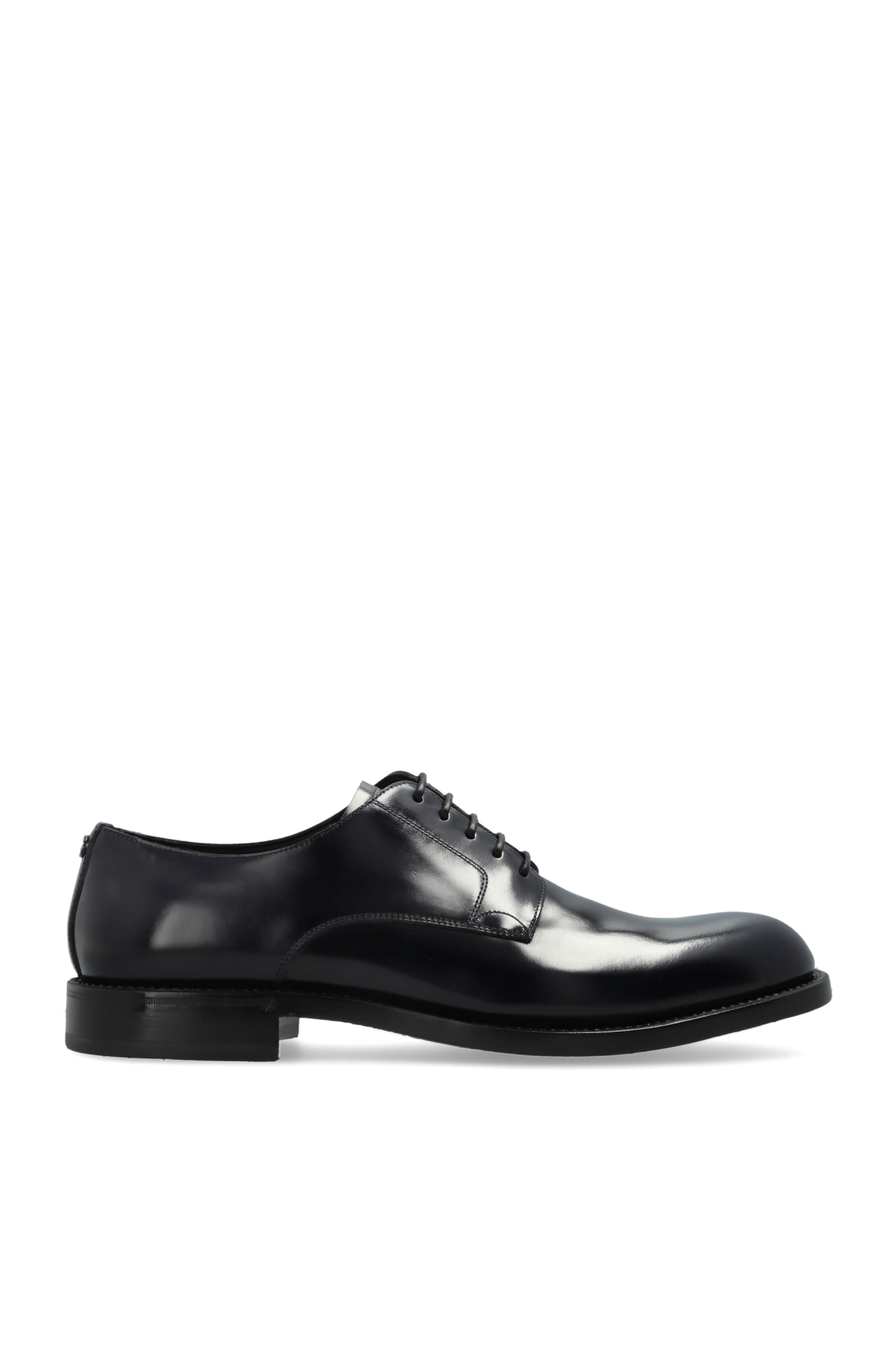 Dolce & Gabbana Skórzane Buty, Mężczyźni, Czarny
