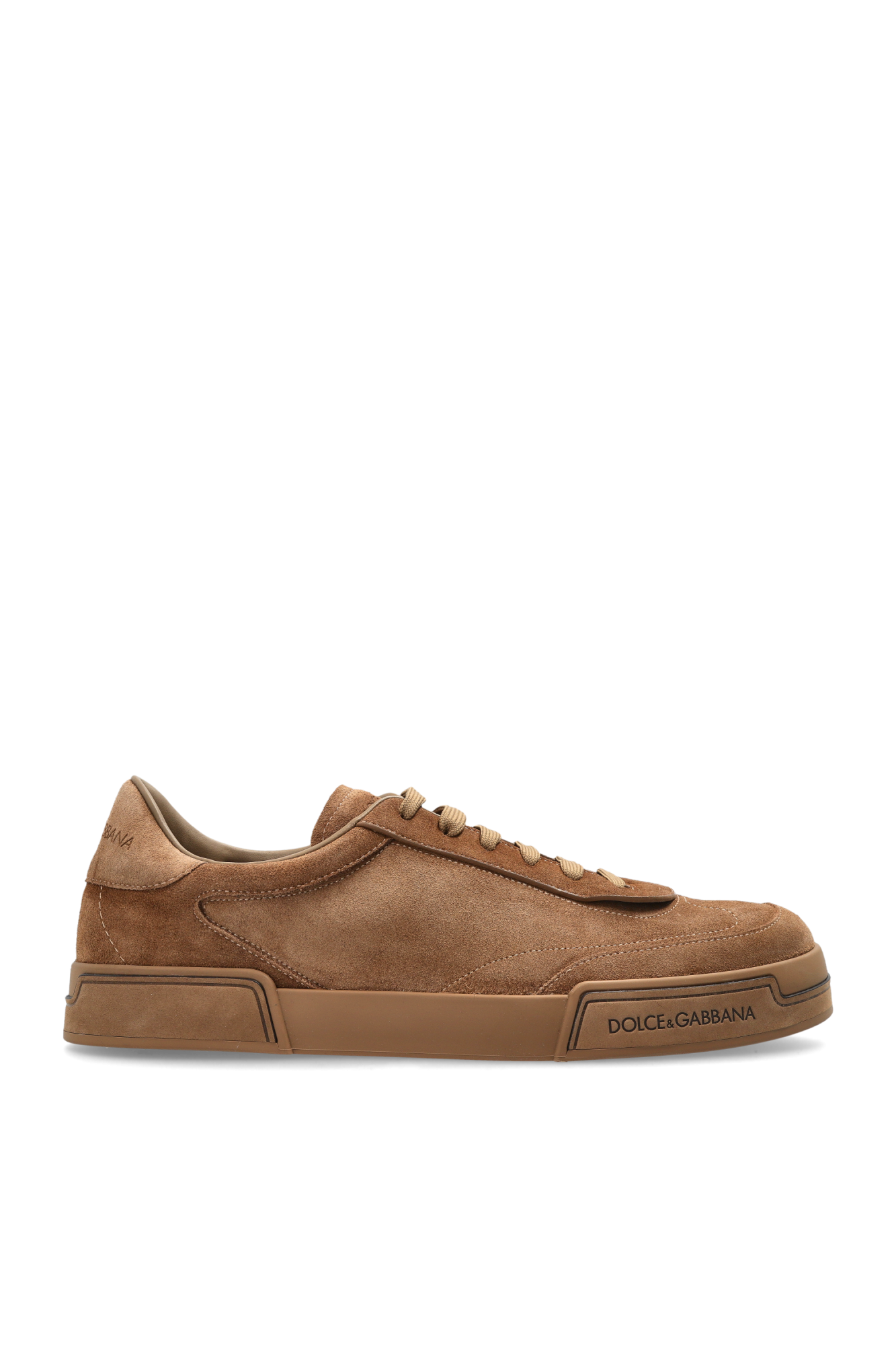 Dolce & Gabbana Zamszowe Buty Sportowe, Mężczyźni, Brązowy