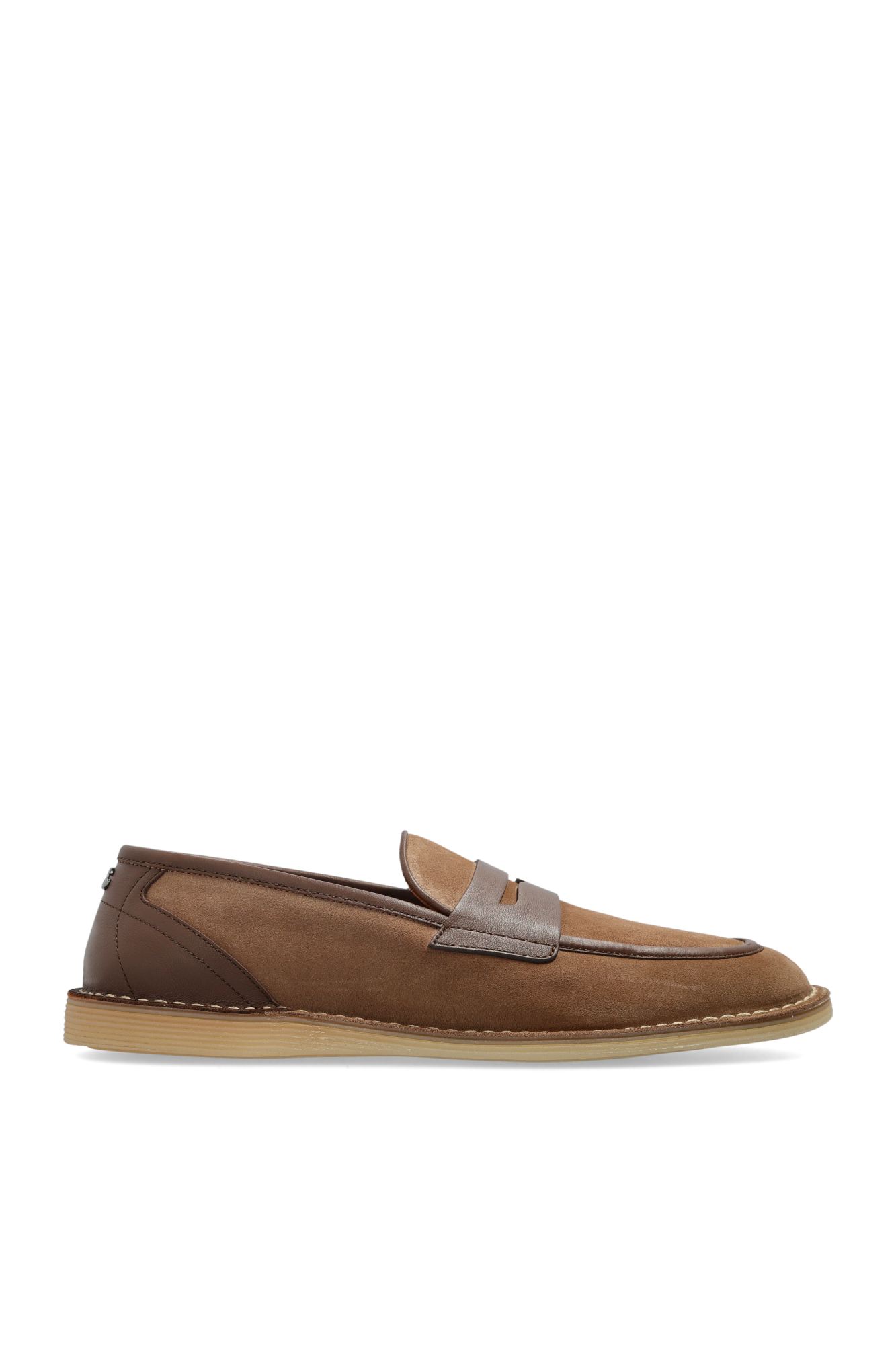 Dolce & Gabbana Buty Typu `loafers`, Mężczyźni, Beżowy