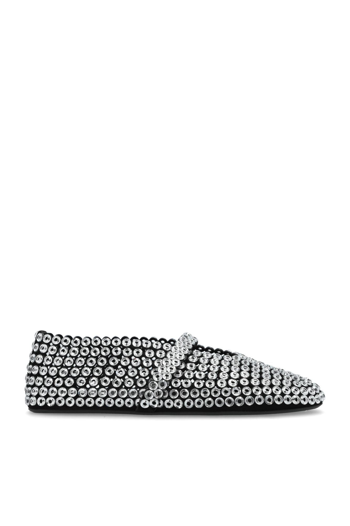 Alaïa Baleriny `Eyelet`, Kobiety, Srebrny