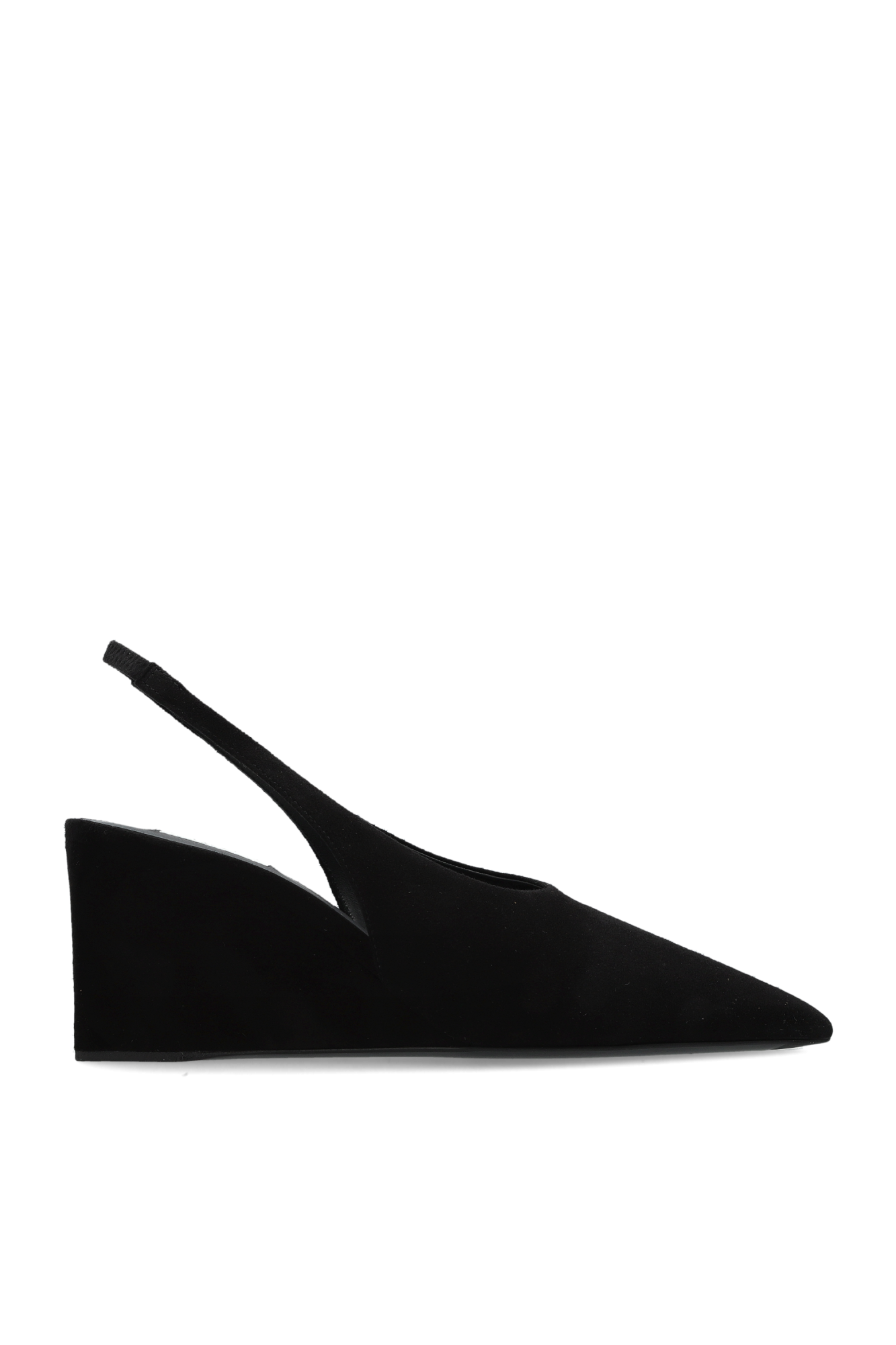 Alaïa Zamszowe Buty `Cube` Na Koturnie, Kobiety, Czarny