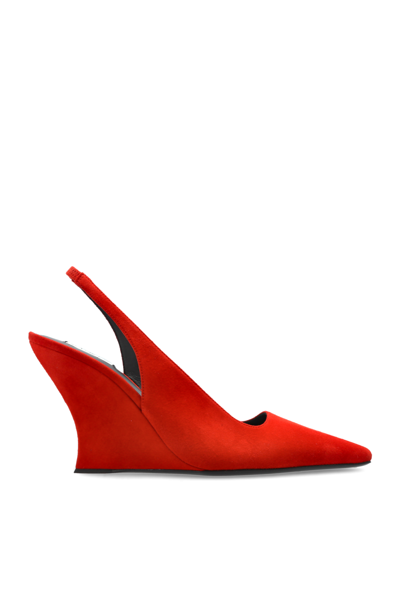 Alaïa Zamszowe Buty Na Koturnie, Kobiety, Czerwony