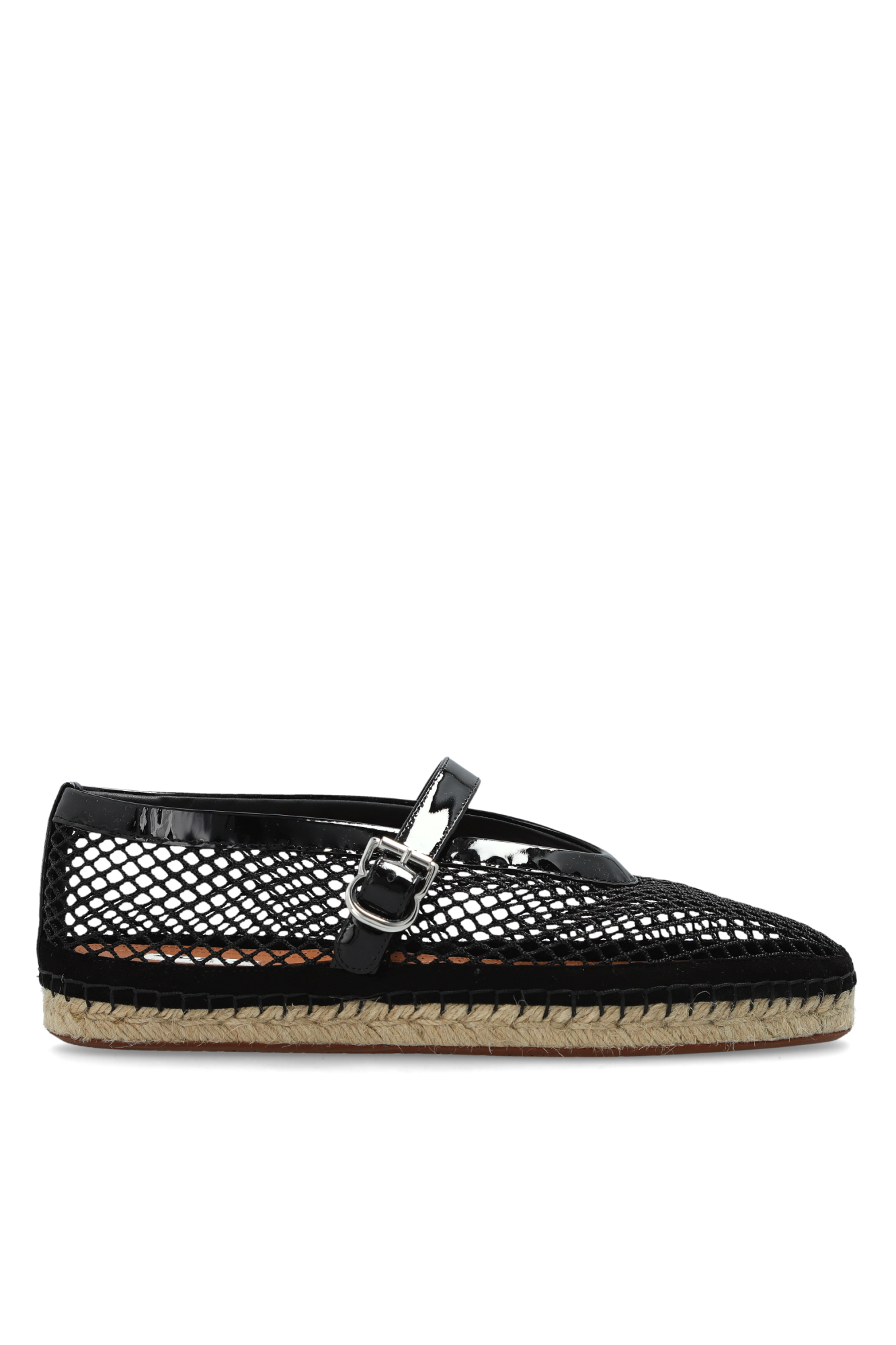 Alaïa Espadryle Z Paskiem, Kobiety, Czarny