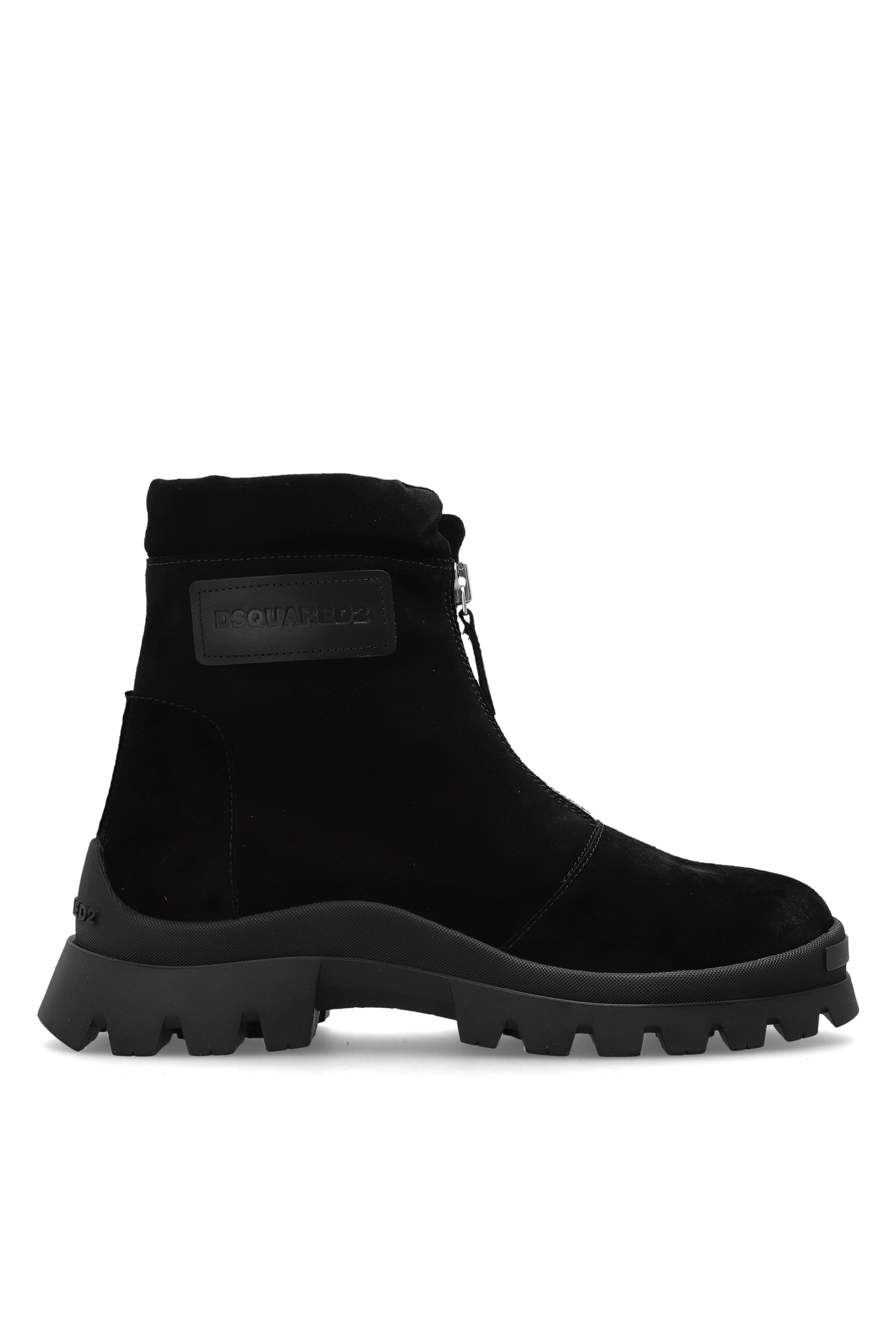 Dsquared2 Skórzane Botki ‘Ankle’, Mężczyźni, Czarny