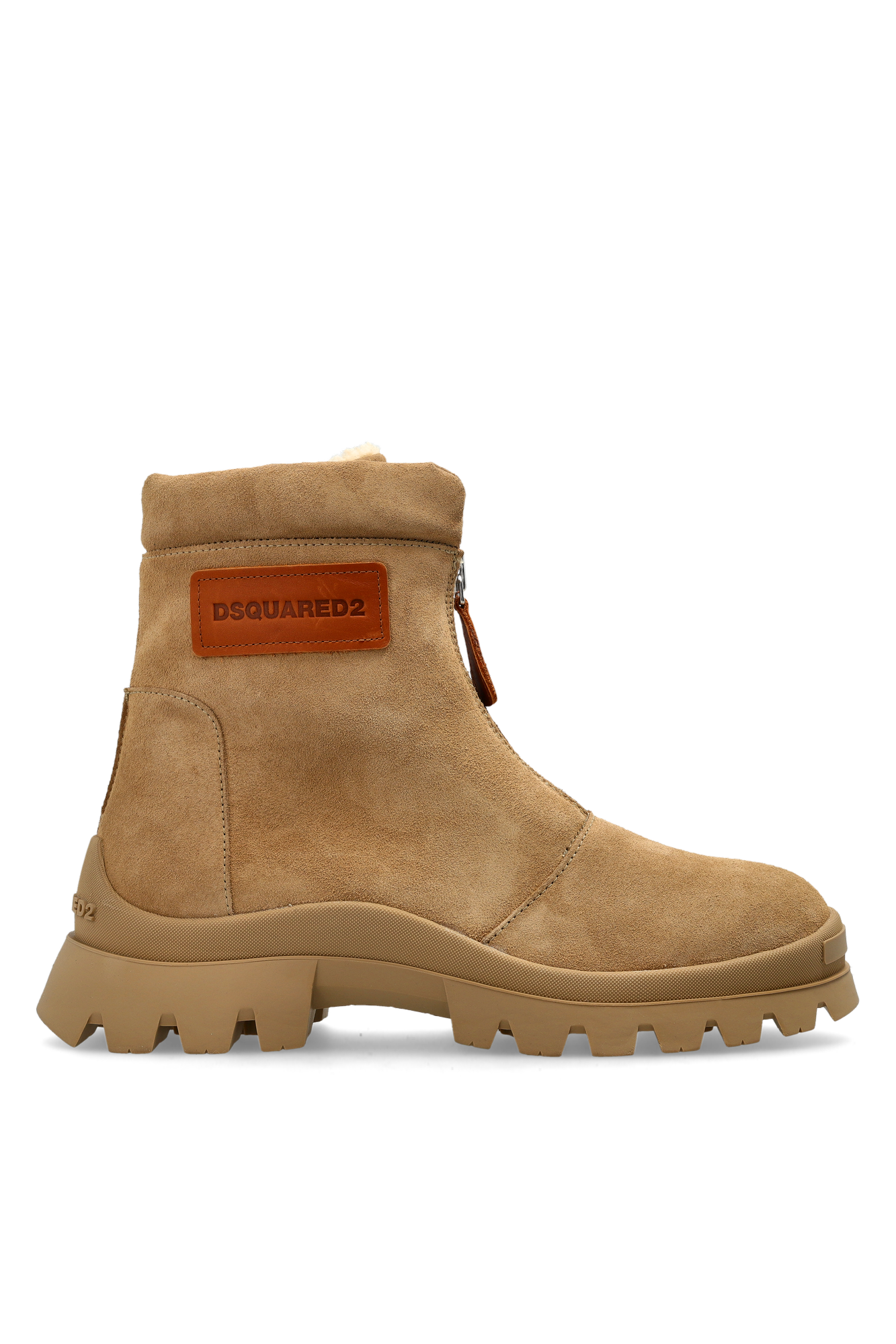 Dsquared2 Skórzane Botki ‘Ankle’, Mężczyźni, Brązowy