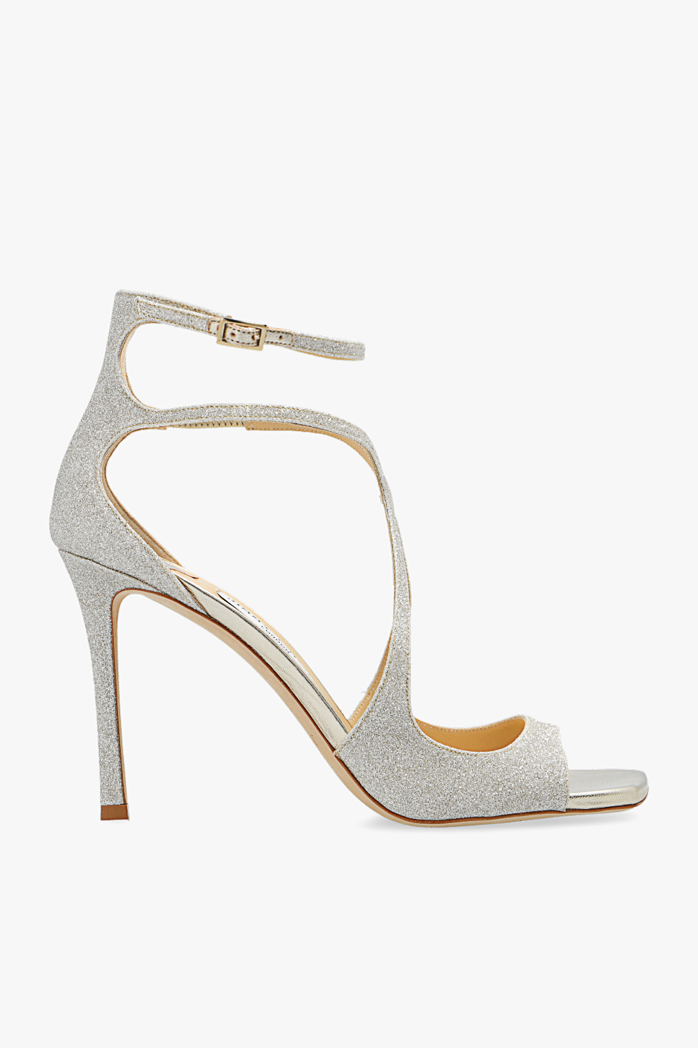 Jimmy Choo Sandały Na Obcasie ‘Azia’, Kobiety, Złoty