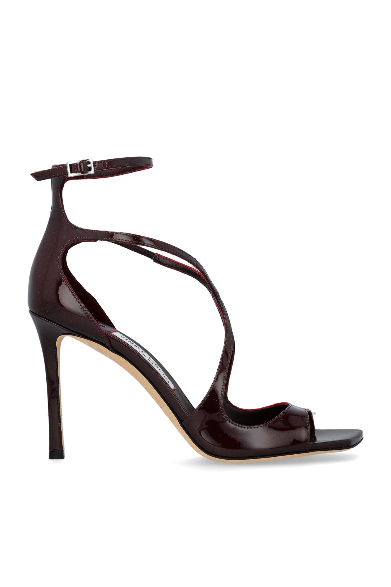 Jimmy Choo Sandały Na Obcasie `Azia`, Kobiety, Bordo