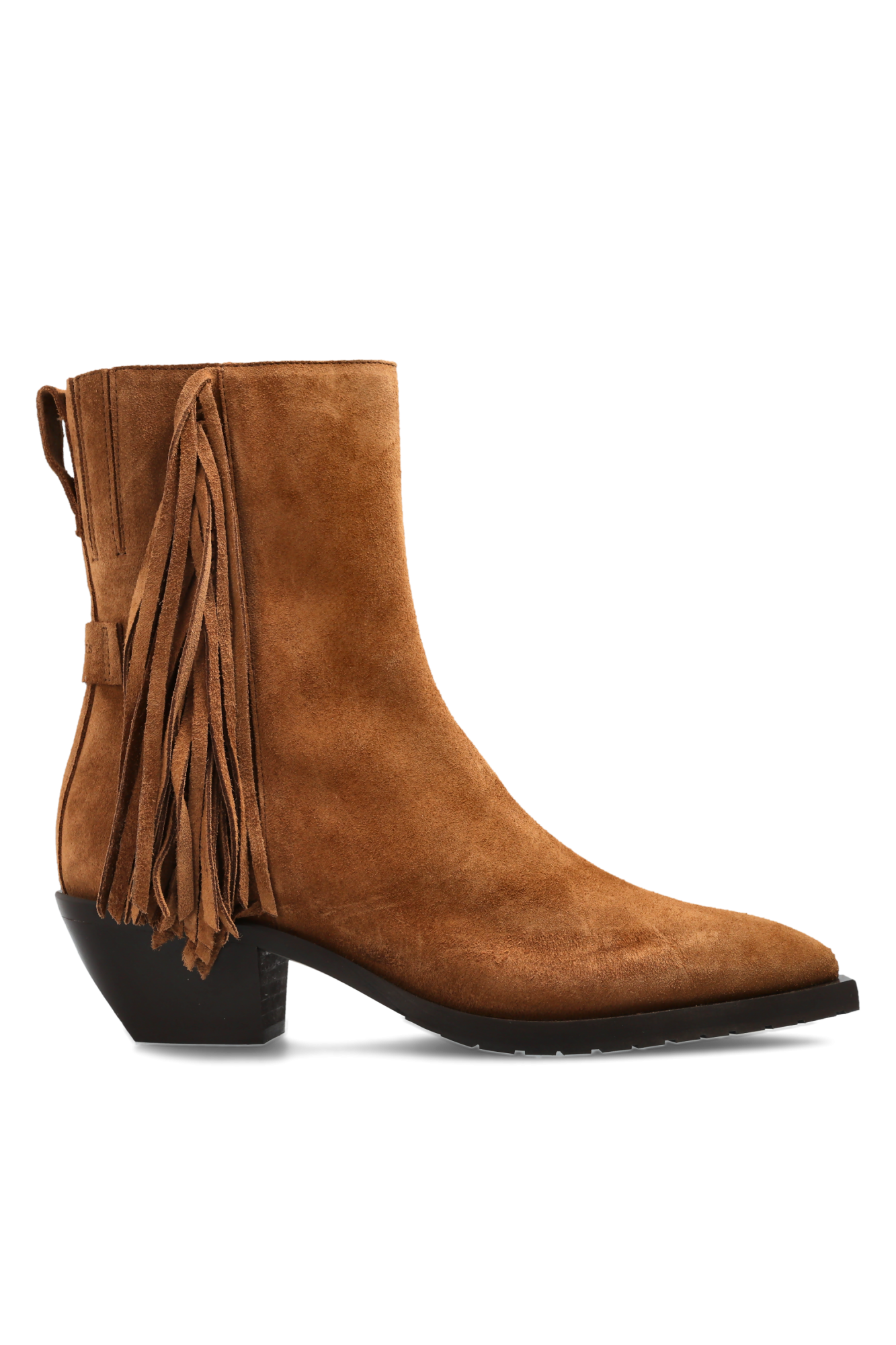 AllSaints Botki Na Obcasie ‘Bazely’, Kobiety, Brązowy