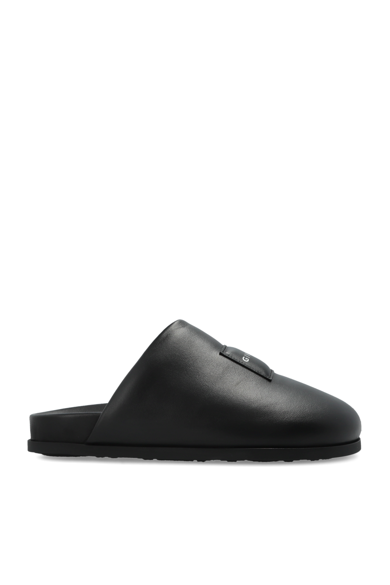 Givenchy Skórzane Buty Z Logo, Kobiety, Czarny