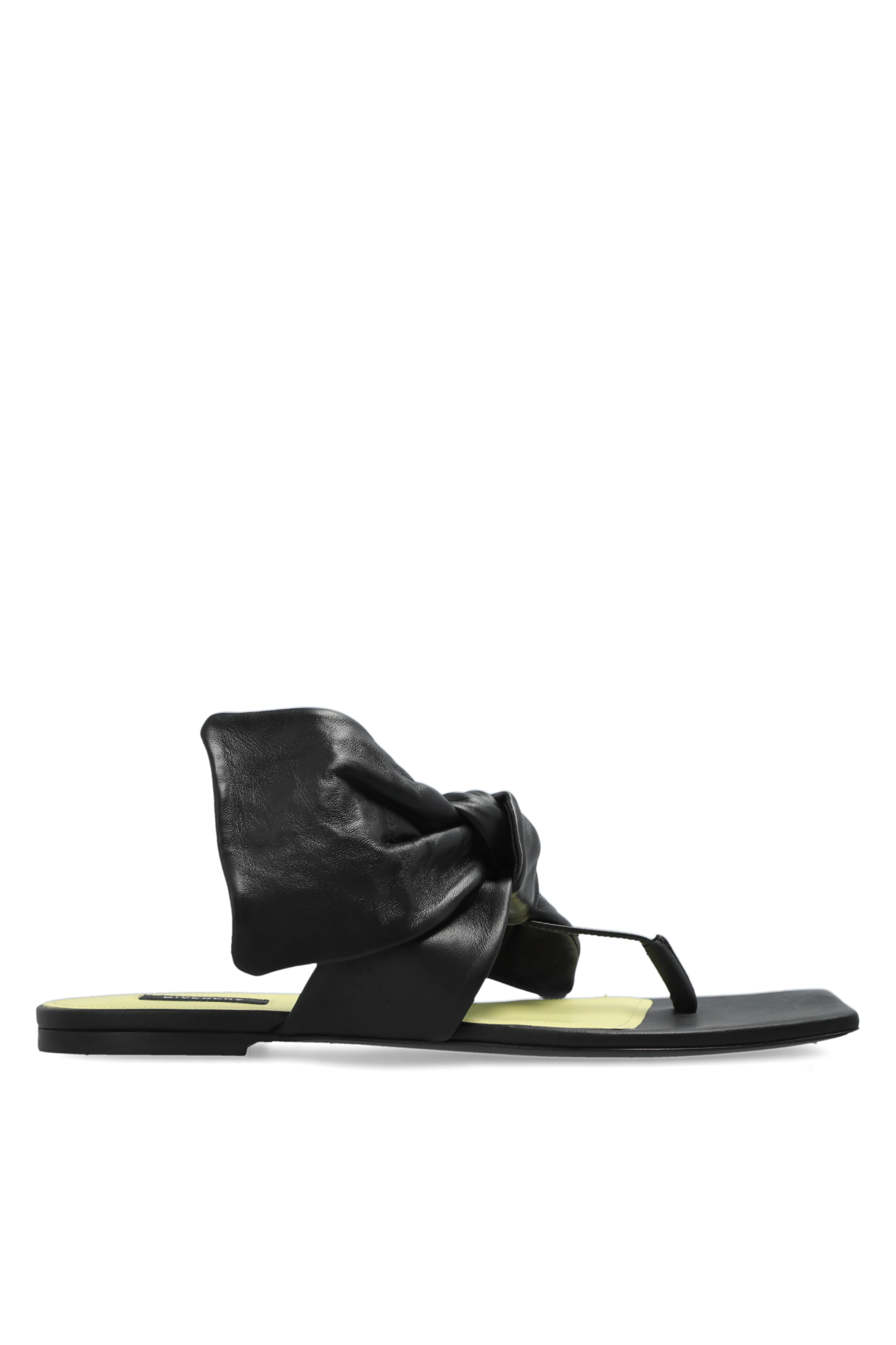 Givenchy Klapki ‘Boudoir Bow Thongs’, Kobiety, Czarny