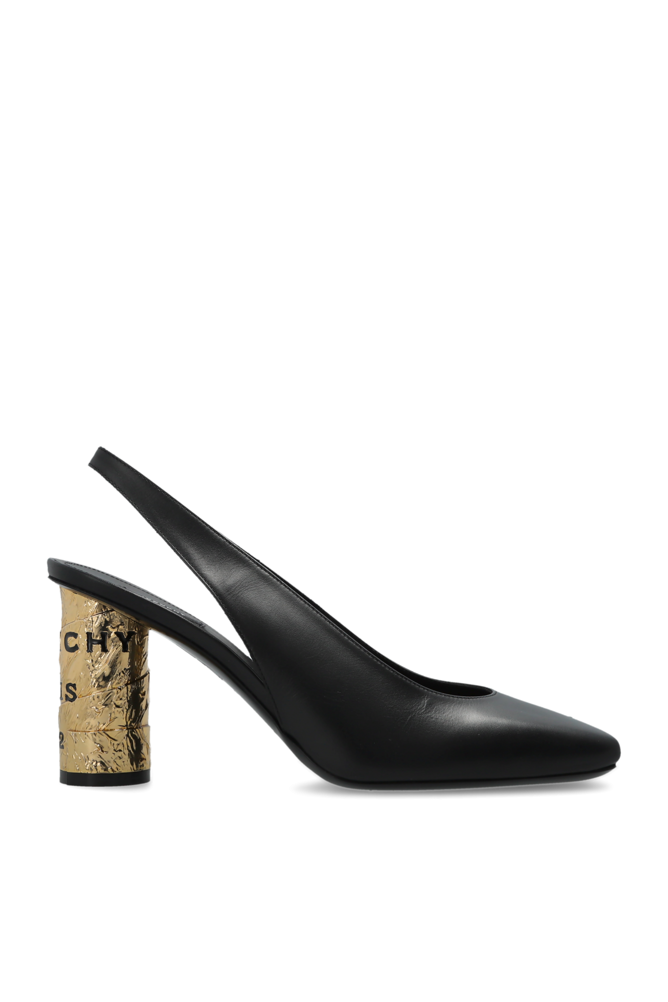Givenchy Skórzane Buty Na Obcasie, Kobiety, Czarny