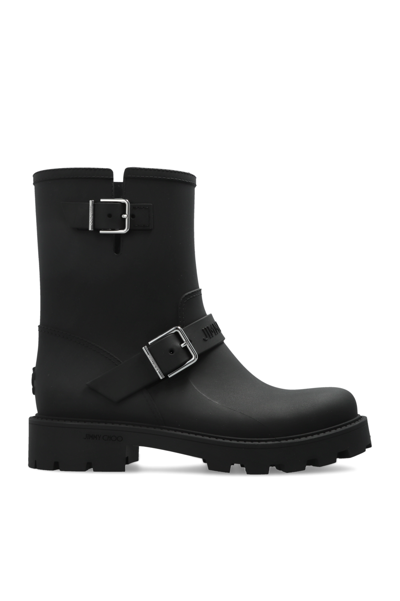 Jimmy Choo Kalosze `Biker`, Kobiety, Czarny