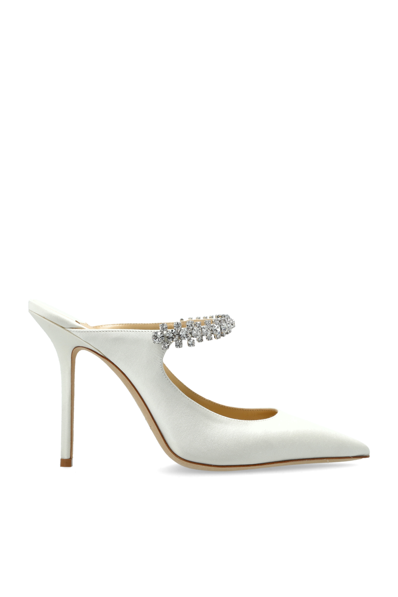 Jimmy Choo Klapki Na Obcasie ‘Bing 100’, Kobiety, Biały