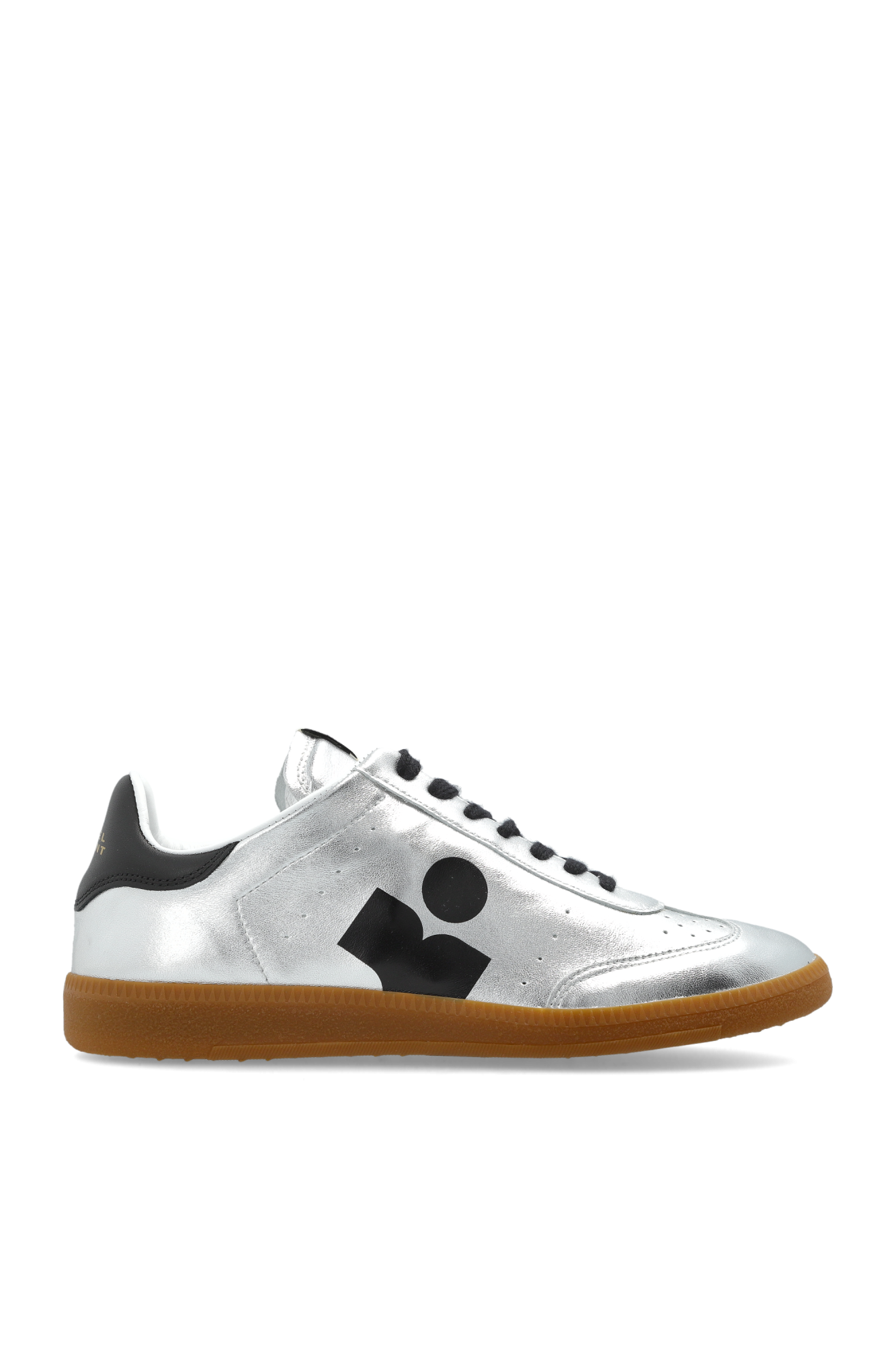 Isabel Marant Skórzane Buty Sportowe ‘Kaycee’, Kobiety, Srebrny