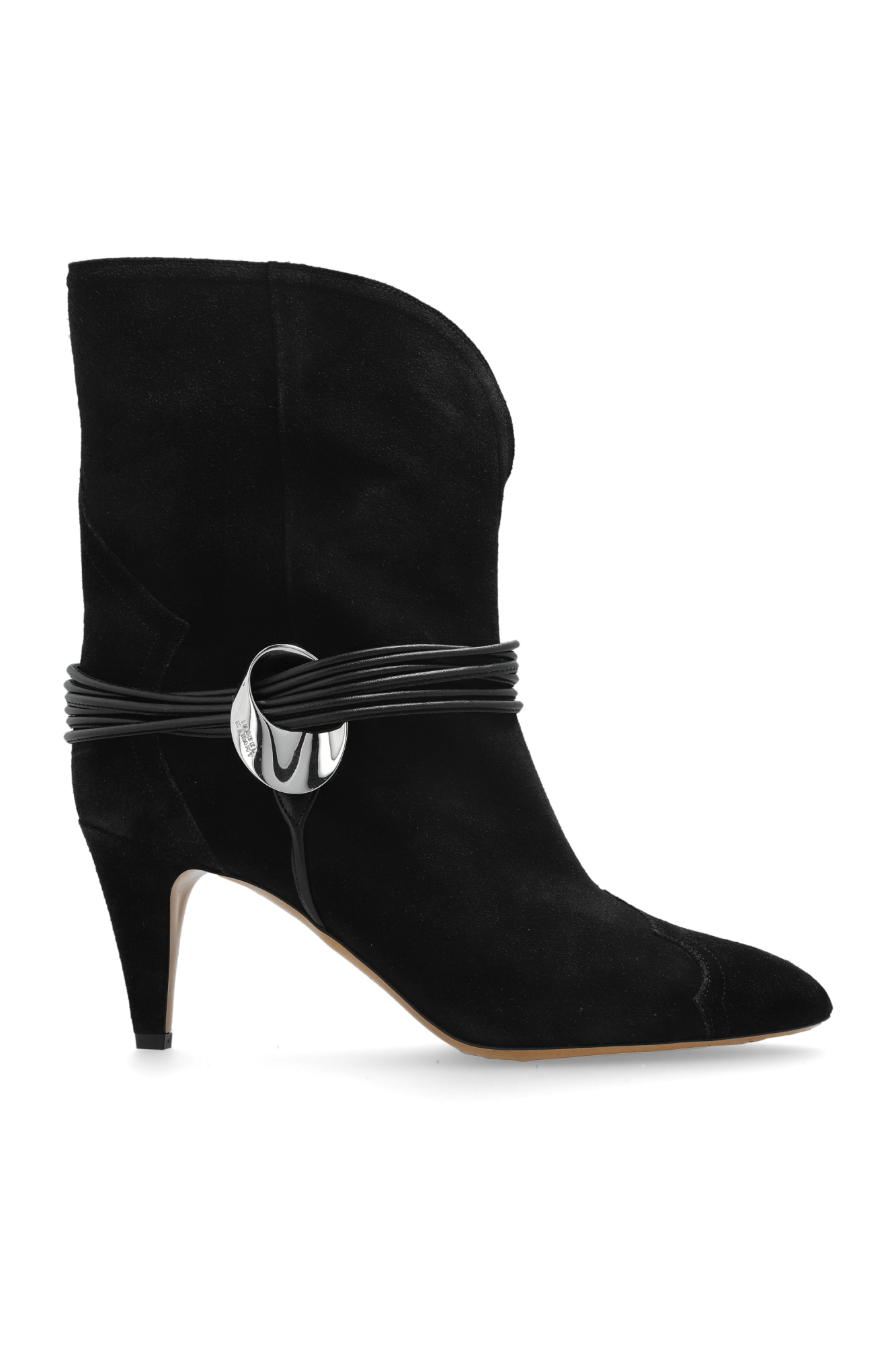 Isabel Marant Botki Na Obcasie `Dytho`, Kobiety, Czarny