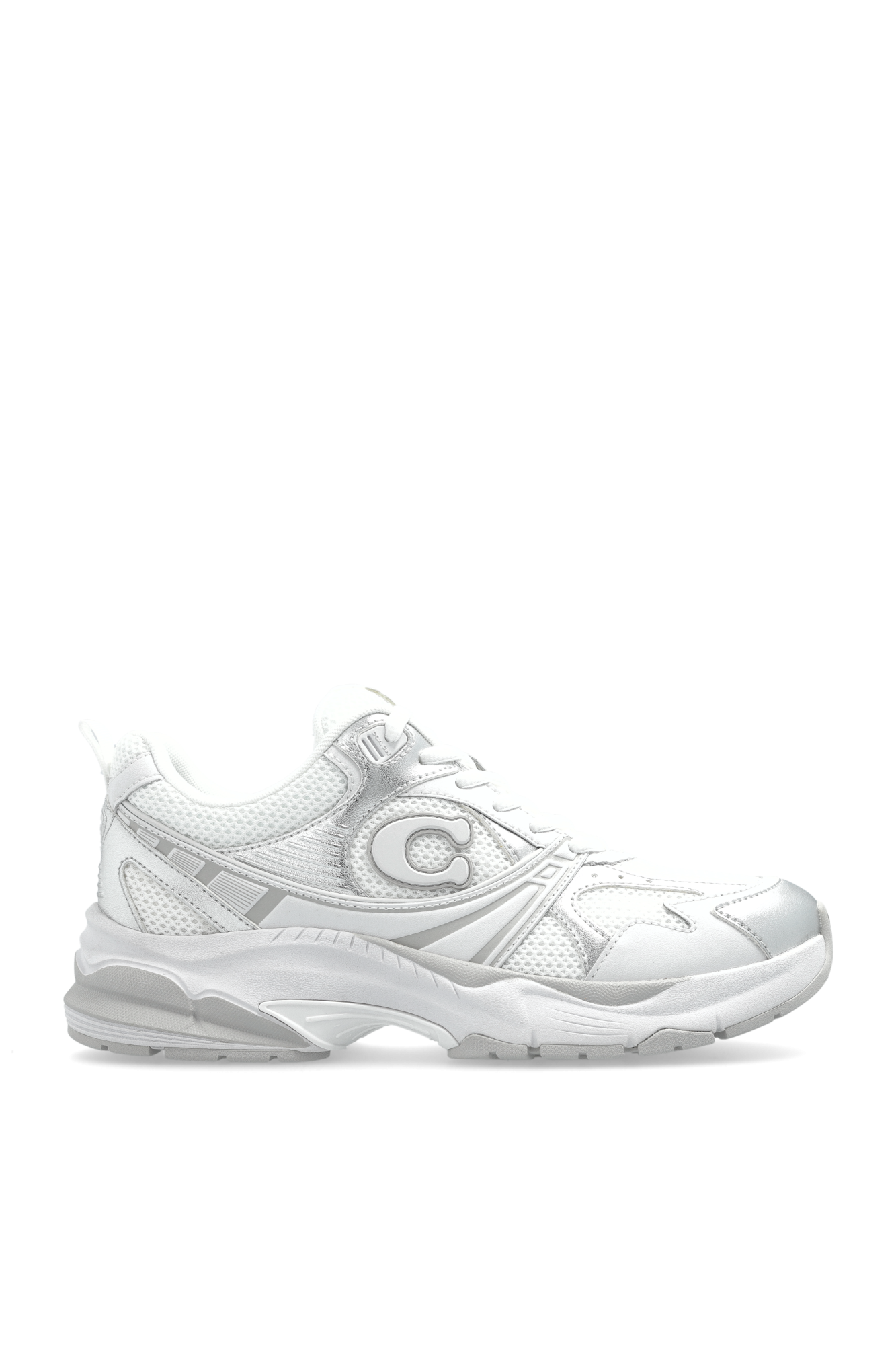 Coach Buty Sportowe Z Logo, Mężczyźni, Biały