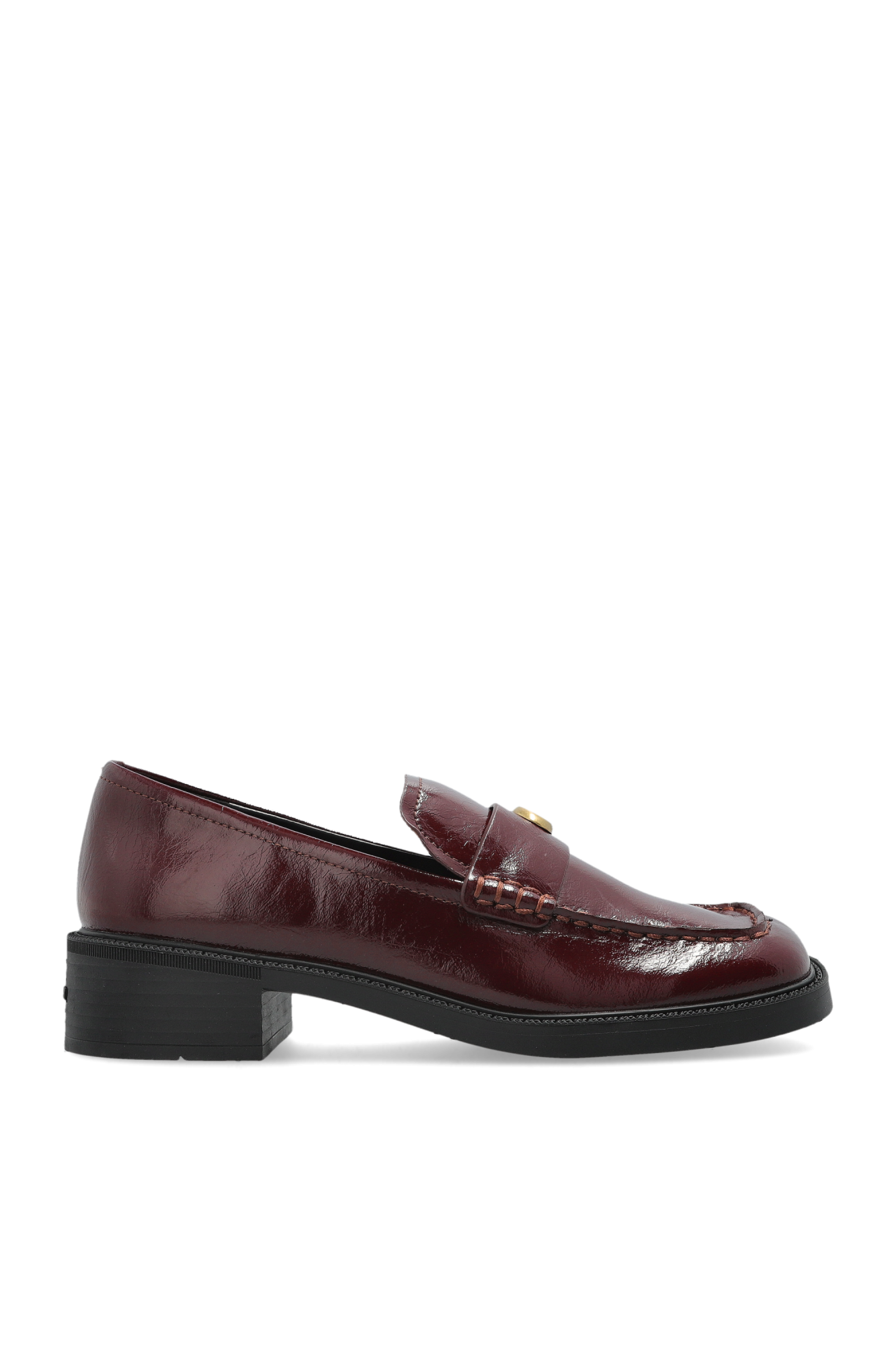 Coach Lakierowane Buty Typu ‘Loafers’, Kobiety, Bordo