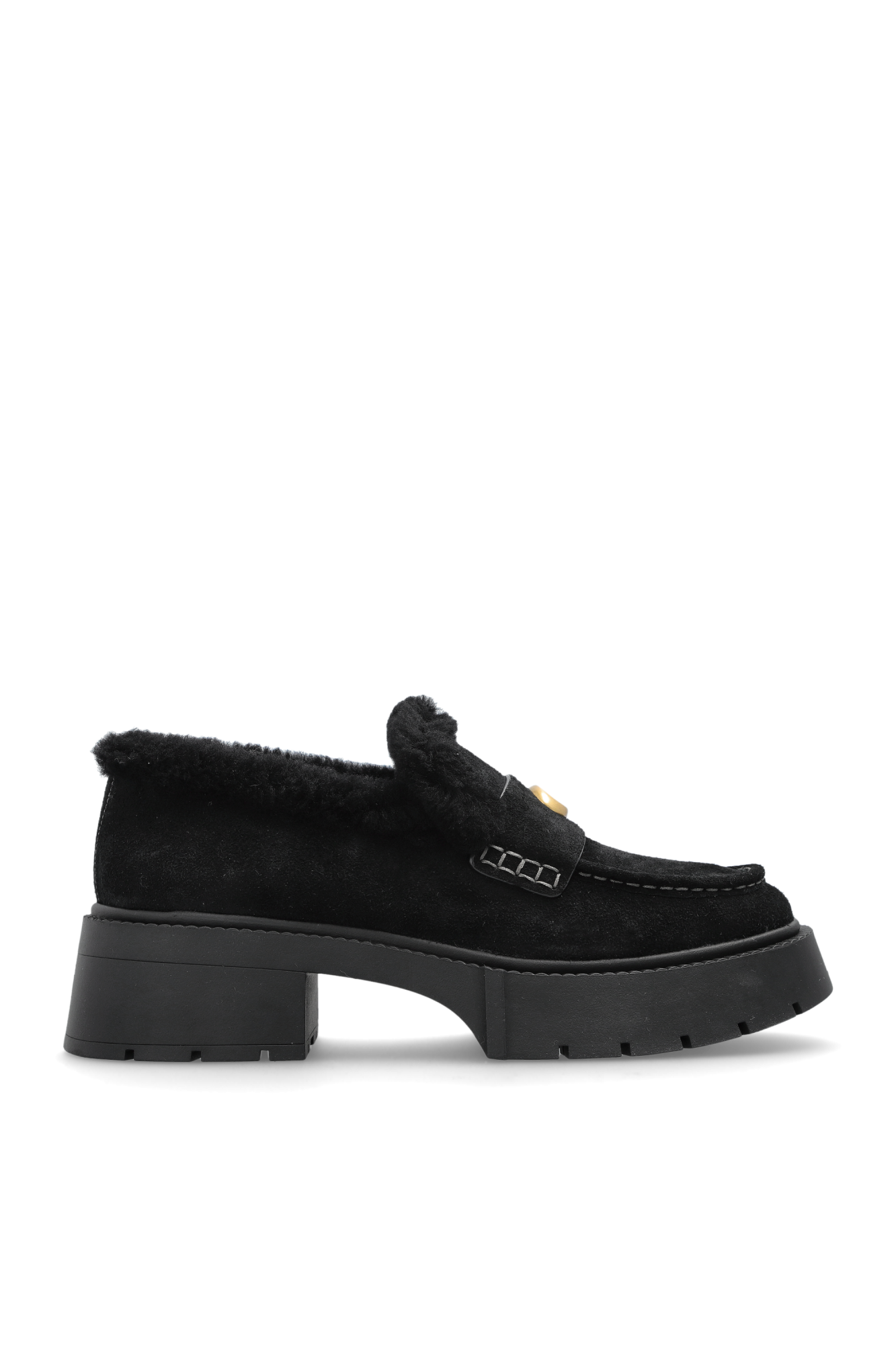 Coach Buty `Leah` Typu `loafers`, Kobiety, Czarny