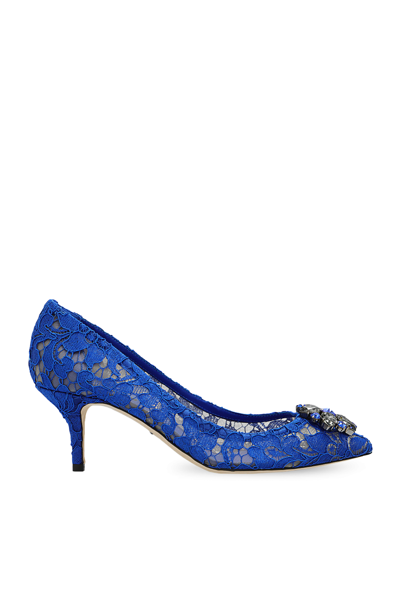 Dolce & Gabbana Koronkowe Szpilki ‘Bellucci’, Kobiety, Niebieski