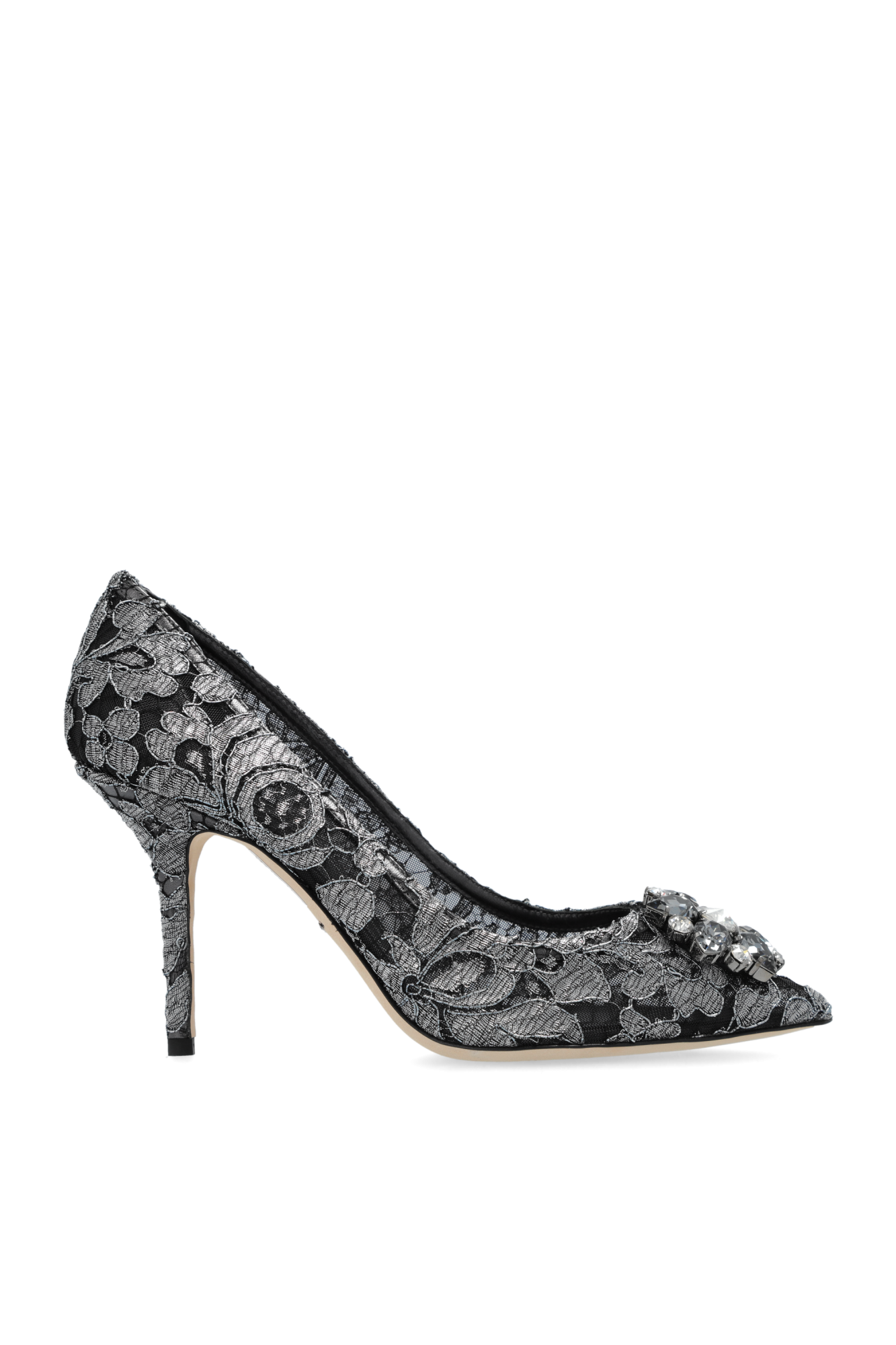 Dolce & Gabbana Buty Na Obcasie `Belluccii`, Kobiety, Srebrny