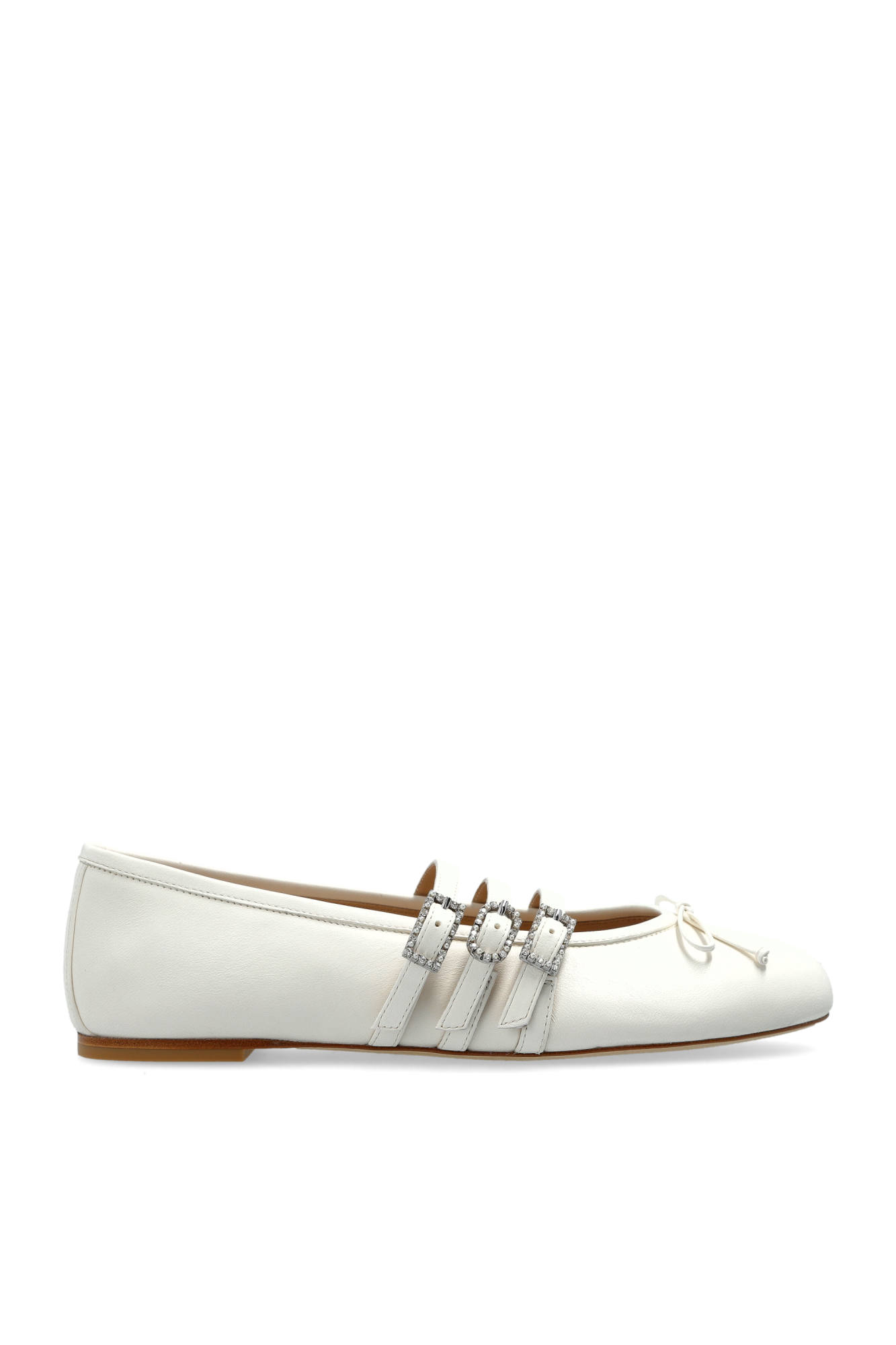 Stuart Weitzman Baleriny `Celeste`, Kobiety, Biały