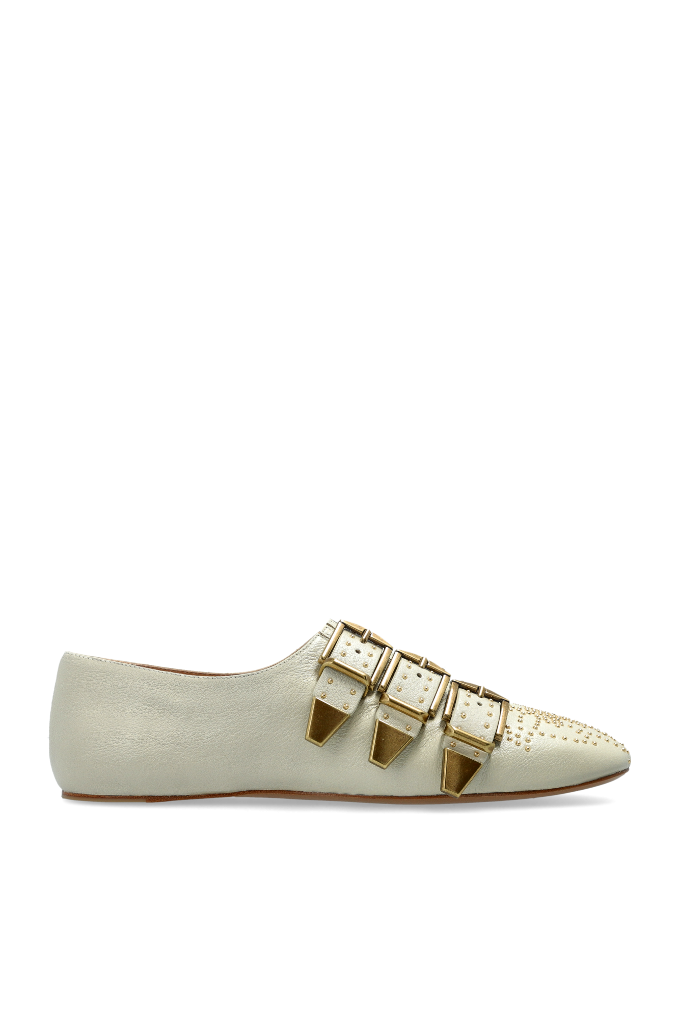 Chloé Skórzane Buty ‘Susan’, Kobiety, Kremowy
