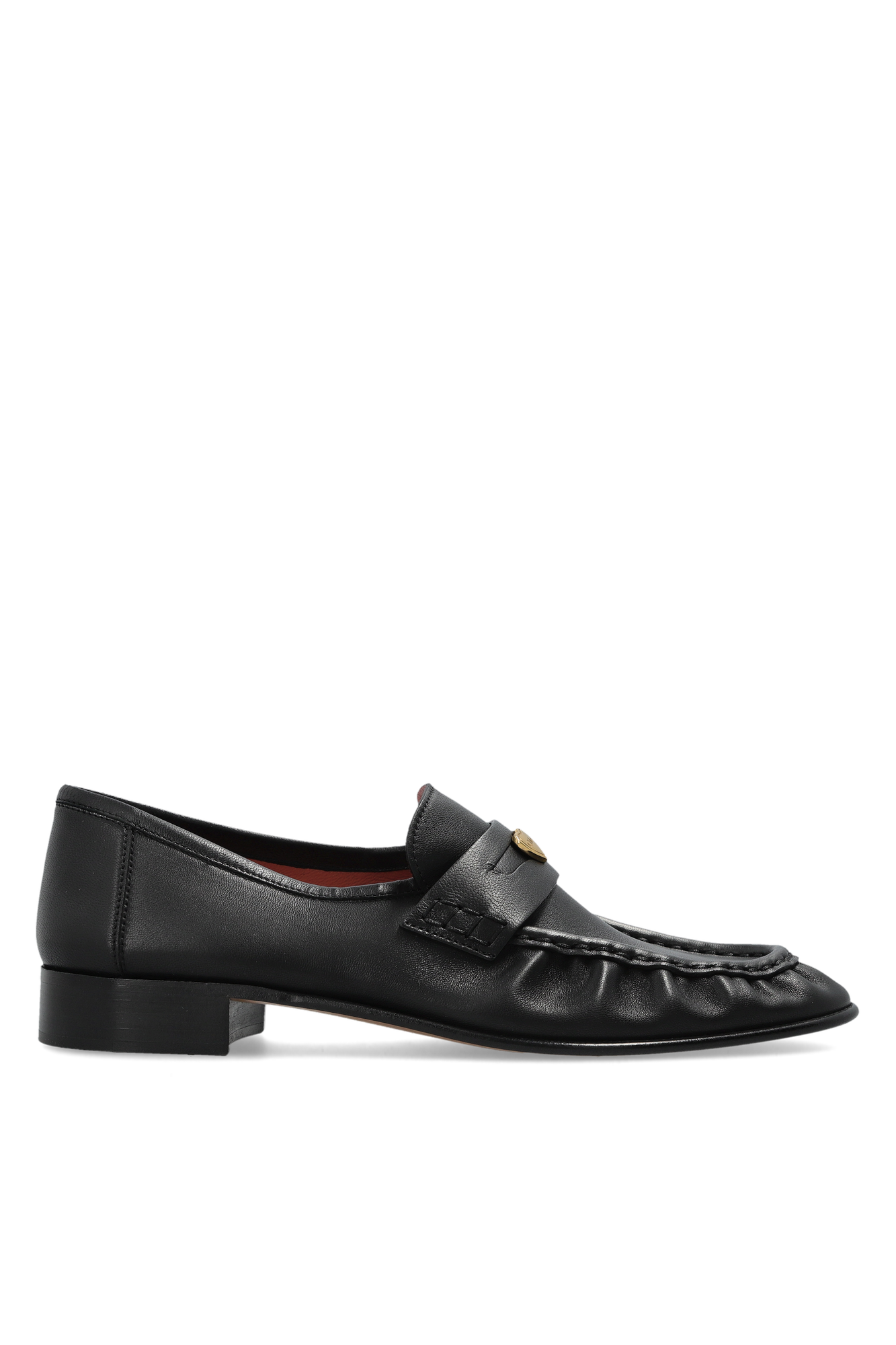 Chloé Skórzane Buty `Letti` Typu `loafers`, Kobiety, Czarny