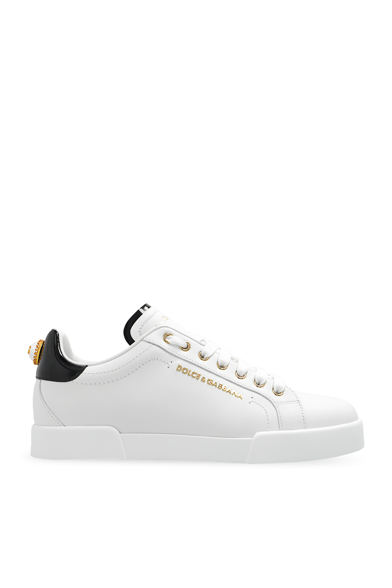 Dolce & Gabbana Buty Sportowe Z Logo, Kobiety, Biały